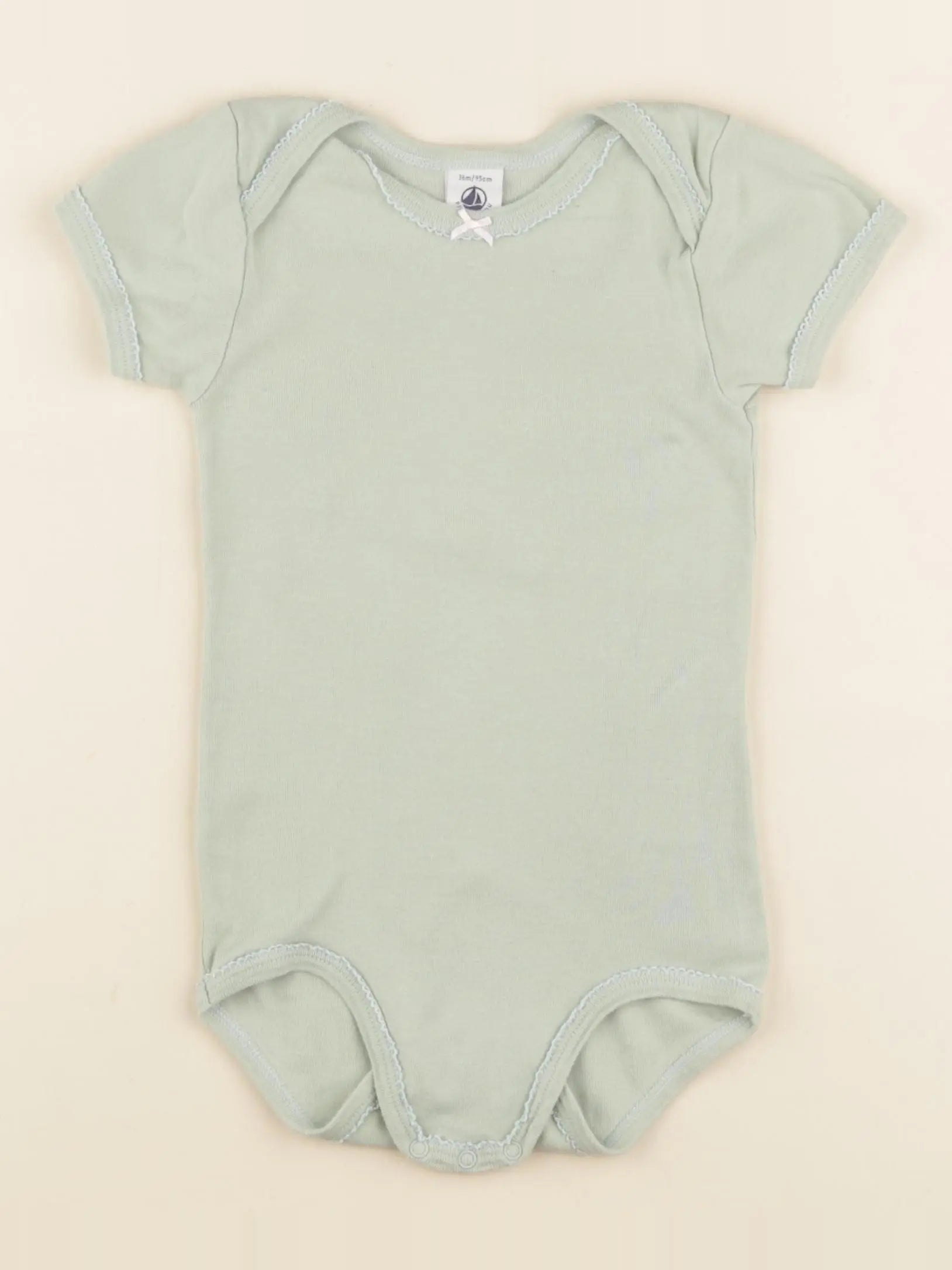 Petit Bateau - body vert - 36 mois
