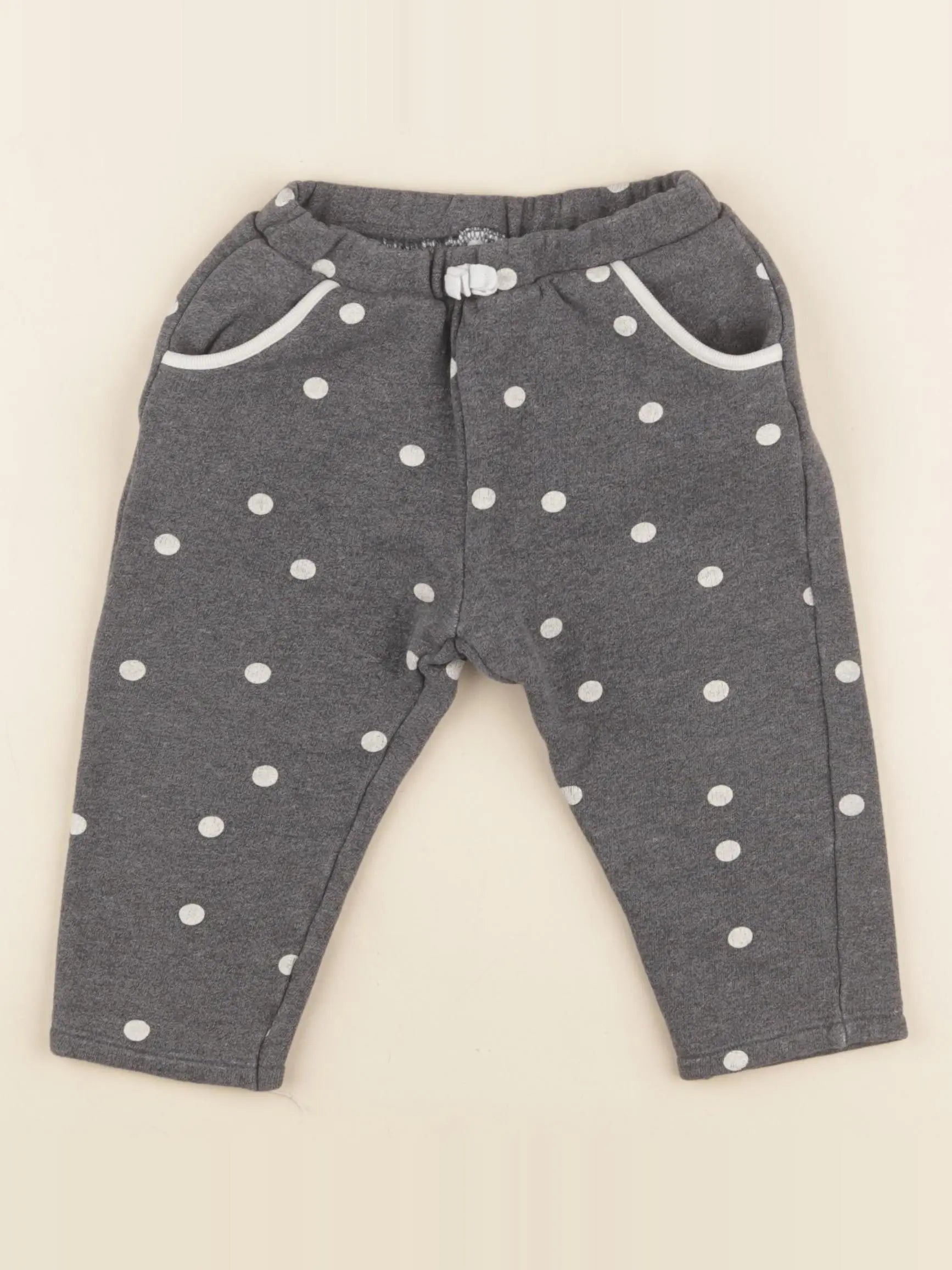 Petit Bateau - jogging doublé gris - 18 mois
