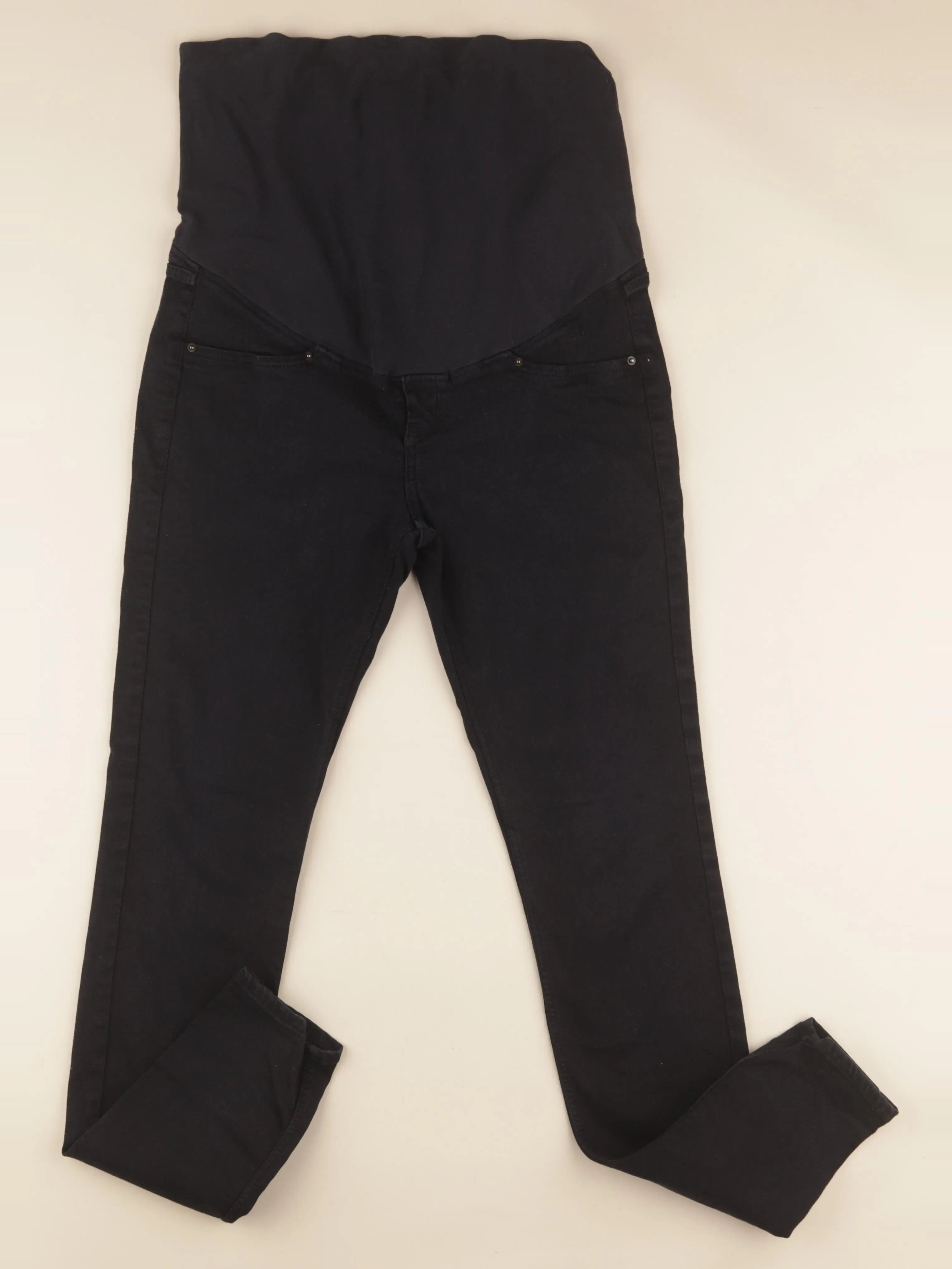 H&M - jean grossesse noir - 40