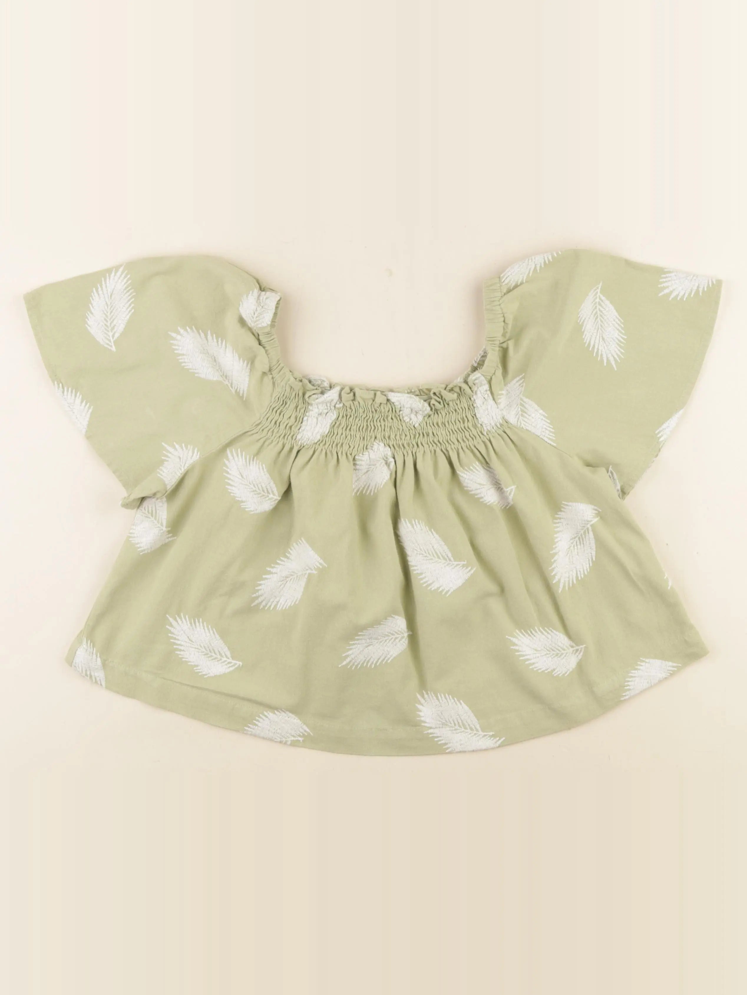 Zara - blouse vert - 11/12 ans