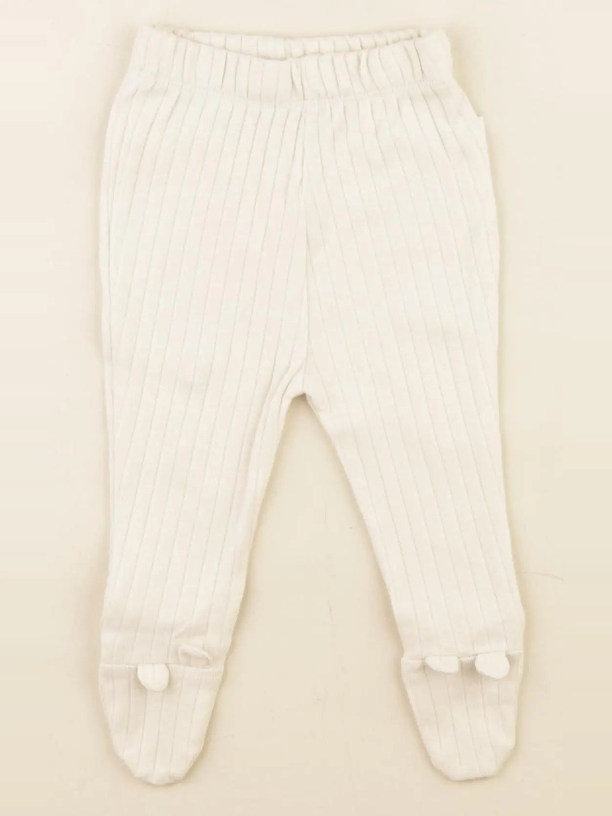 Vertbaudet - legging beige - 1 mois