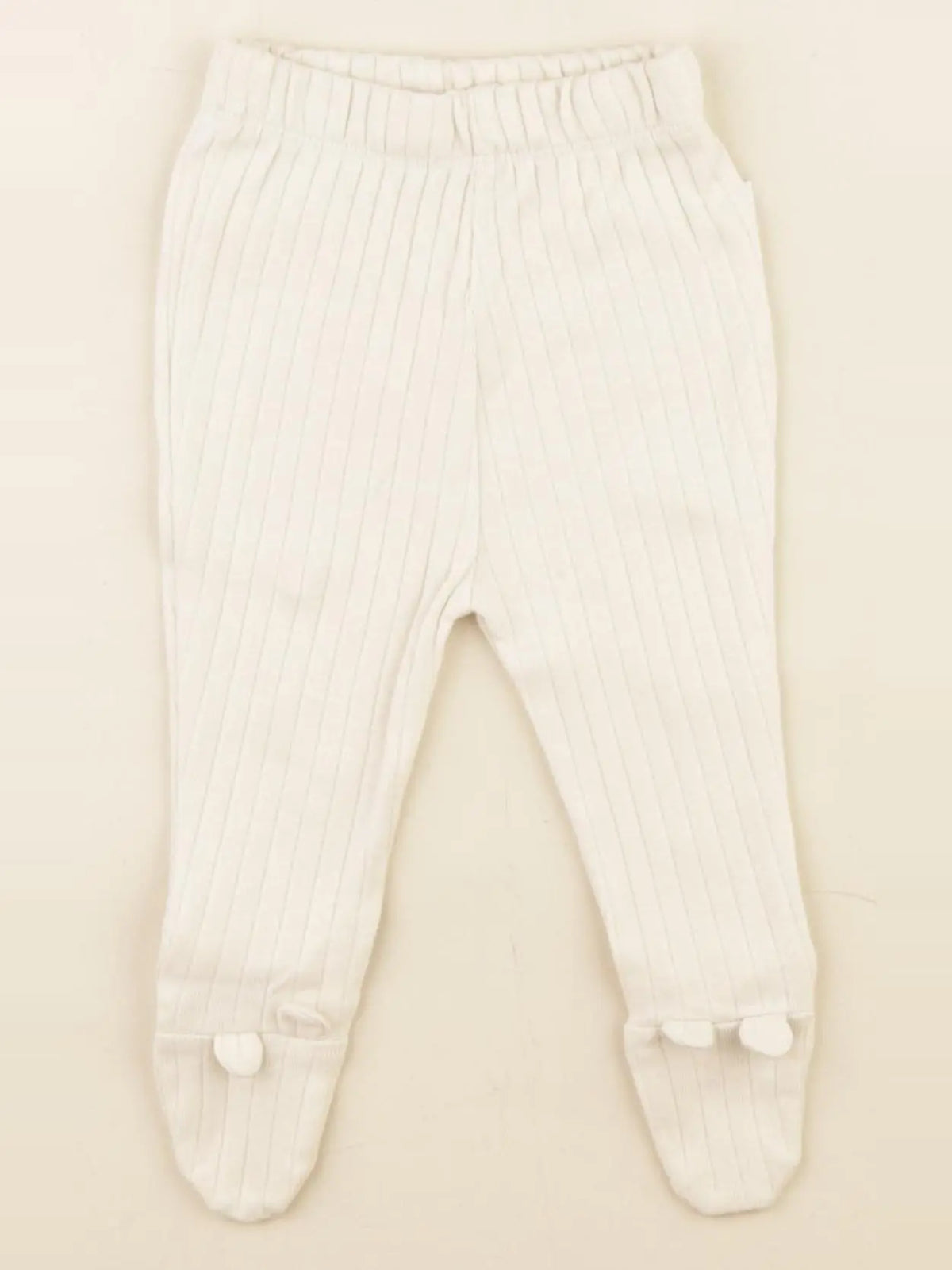 Vertbaudet - legging beige - 1 mois