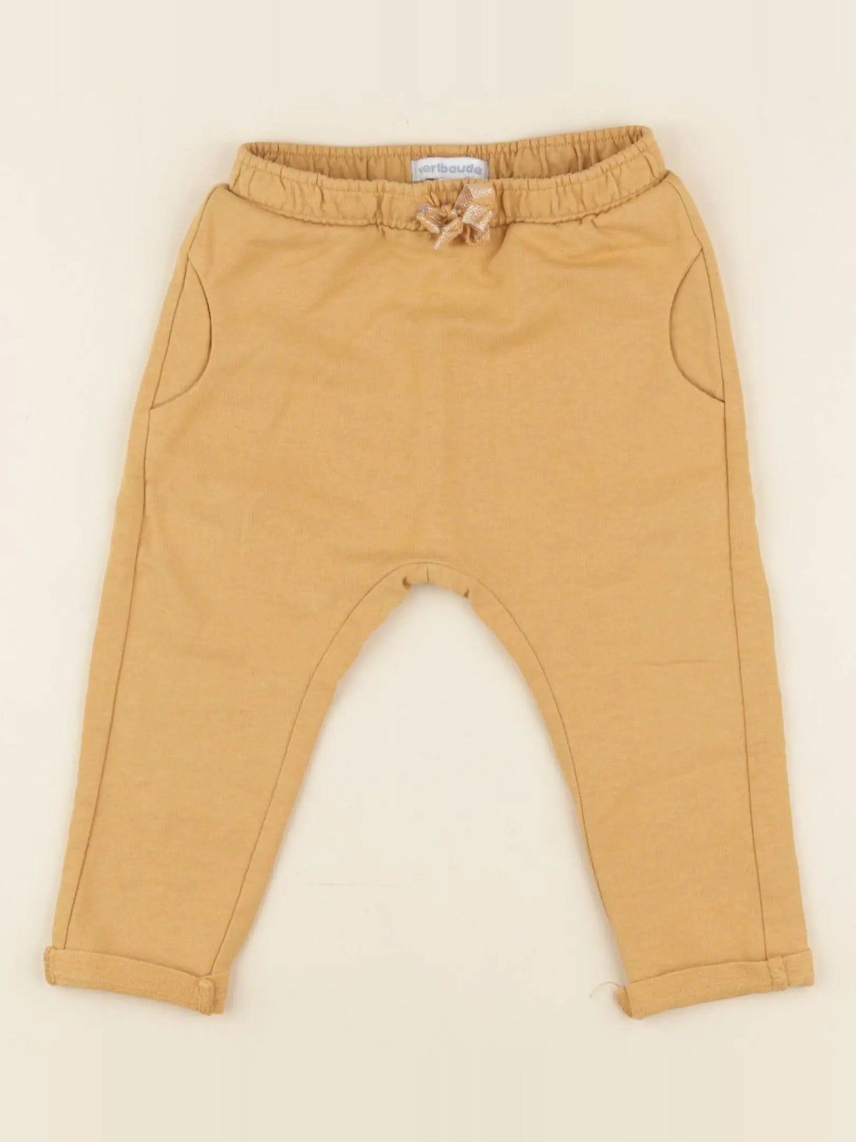 Vertbaudet - sarouel jaune - 12 mois