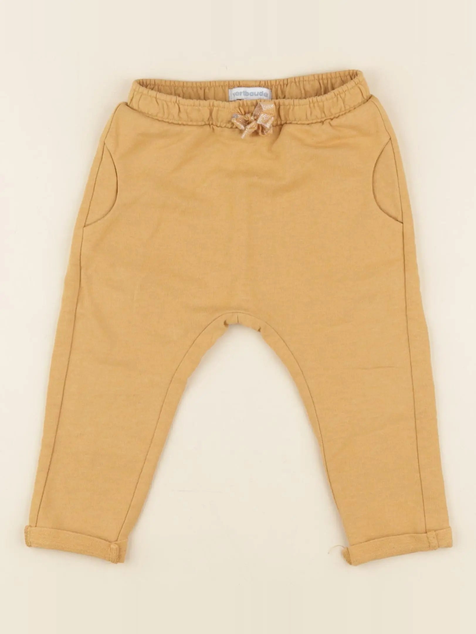 Vertbaudet - sarouel jaune - 12 mois