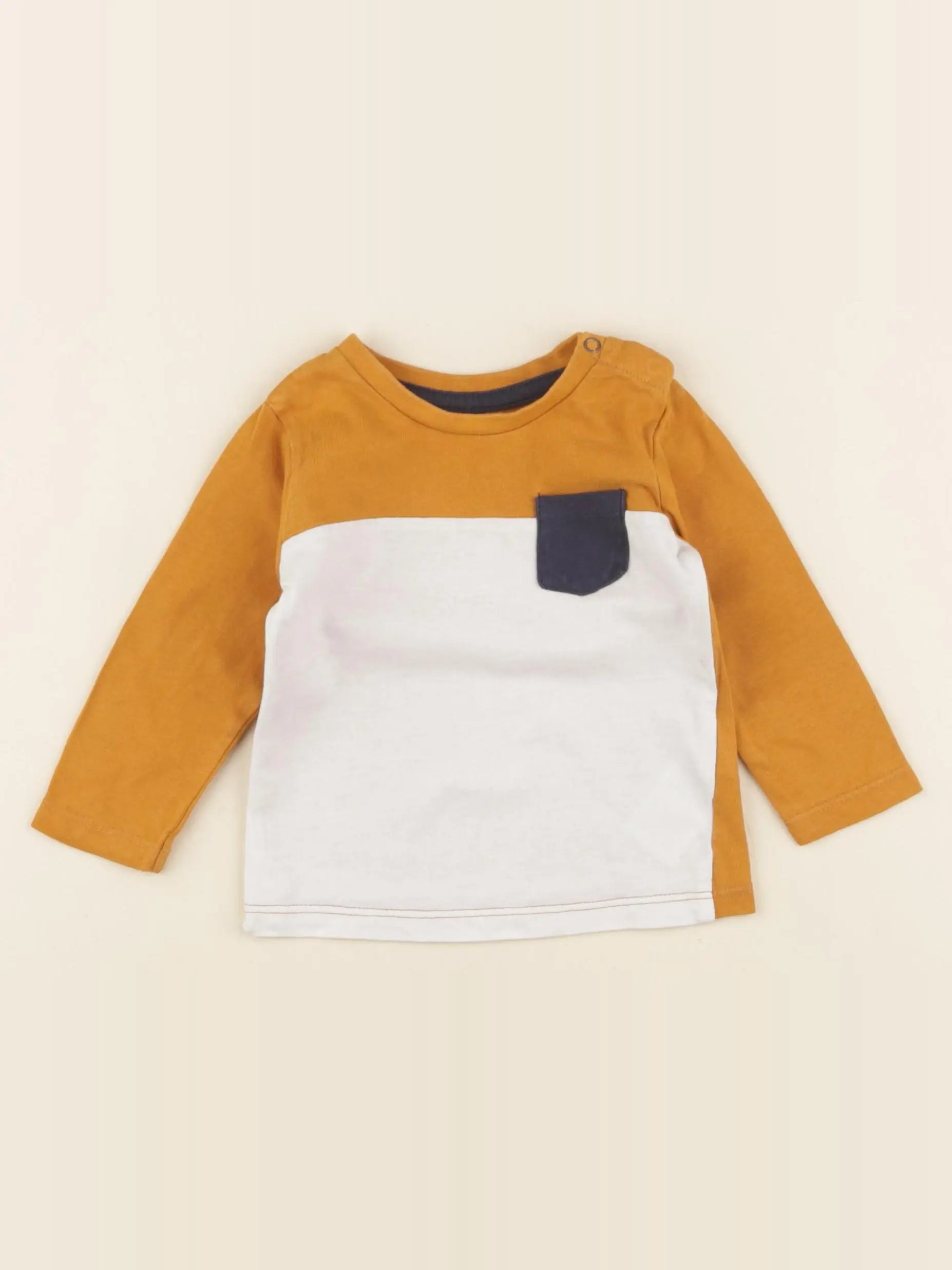 Vertbaudet - tee-shirt multicolore - 6 mois