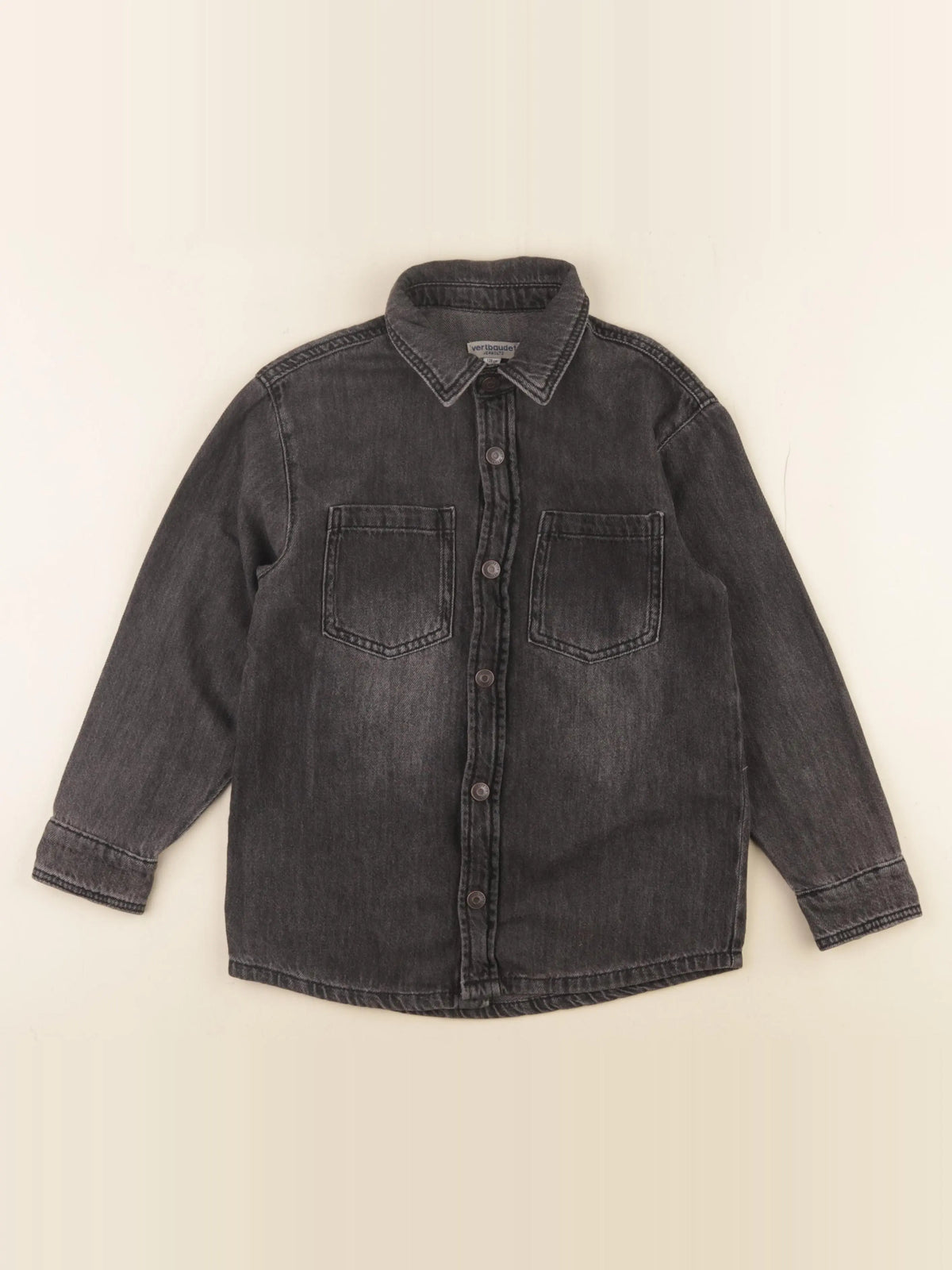 Vertbaudet - chemise noir - 8 ans