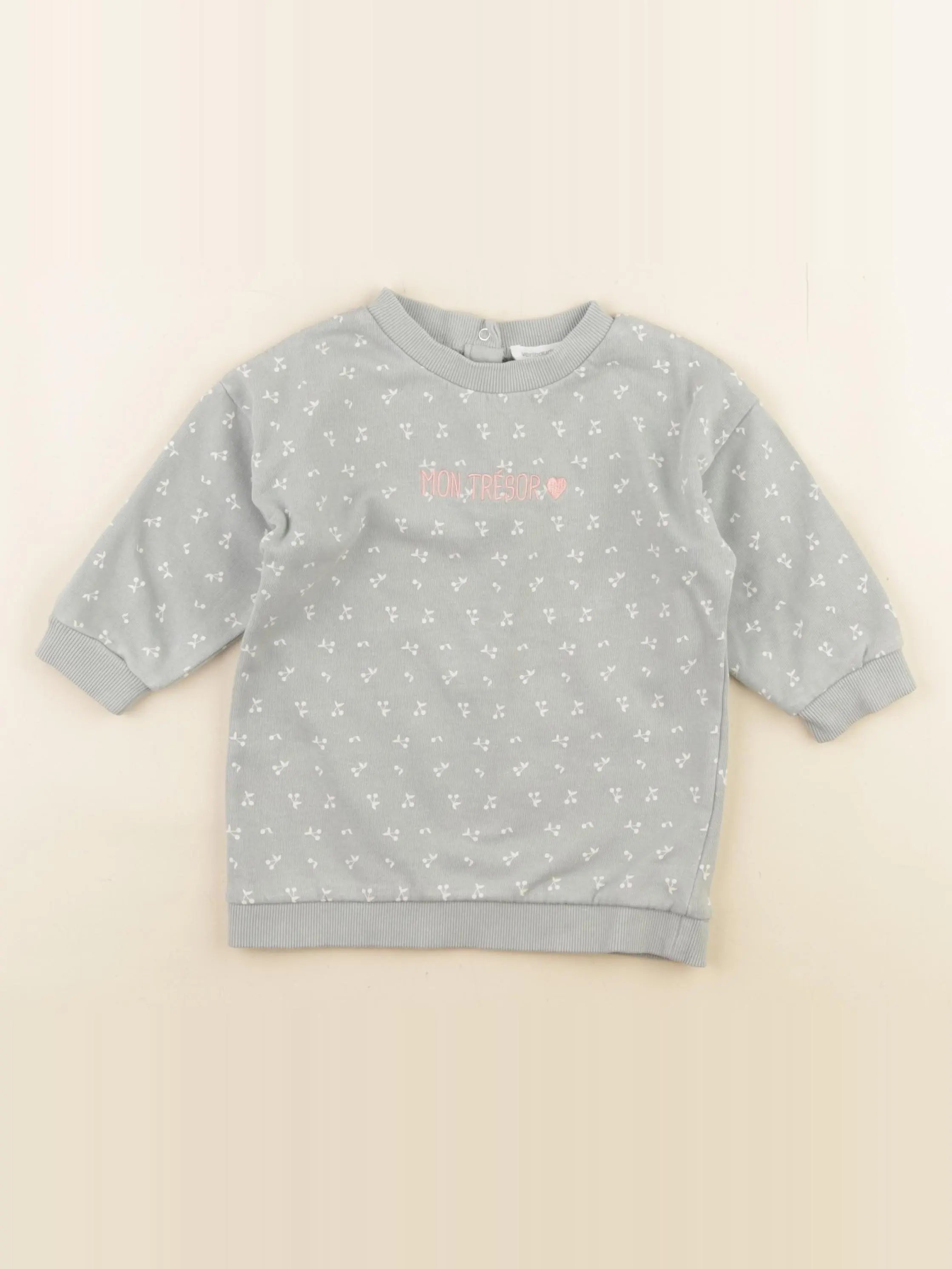 Vertbaudet - robe vert - 18 mois