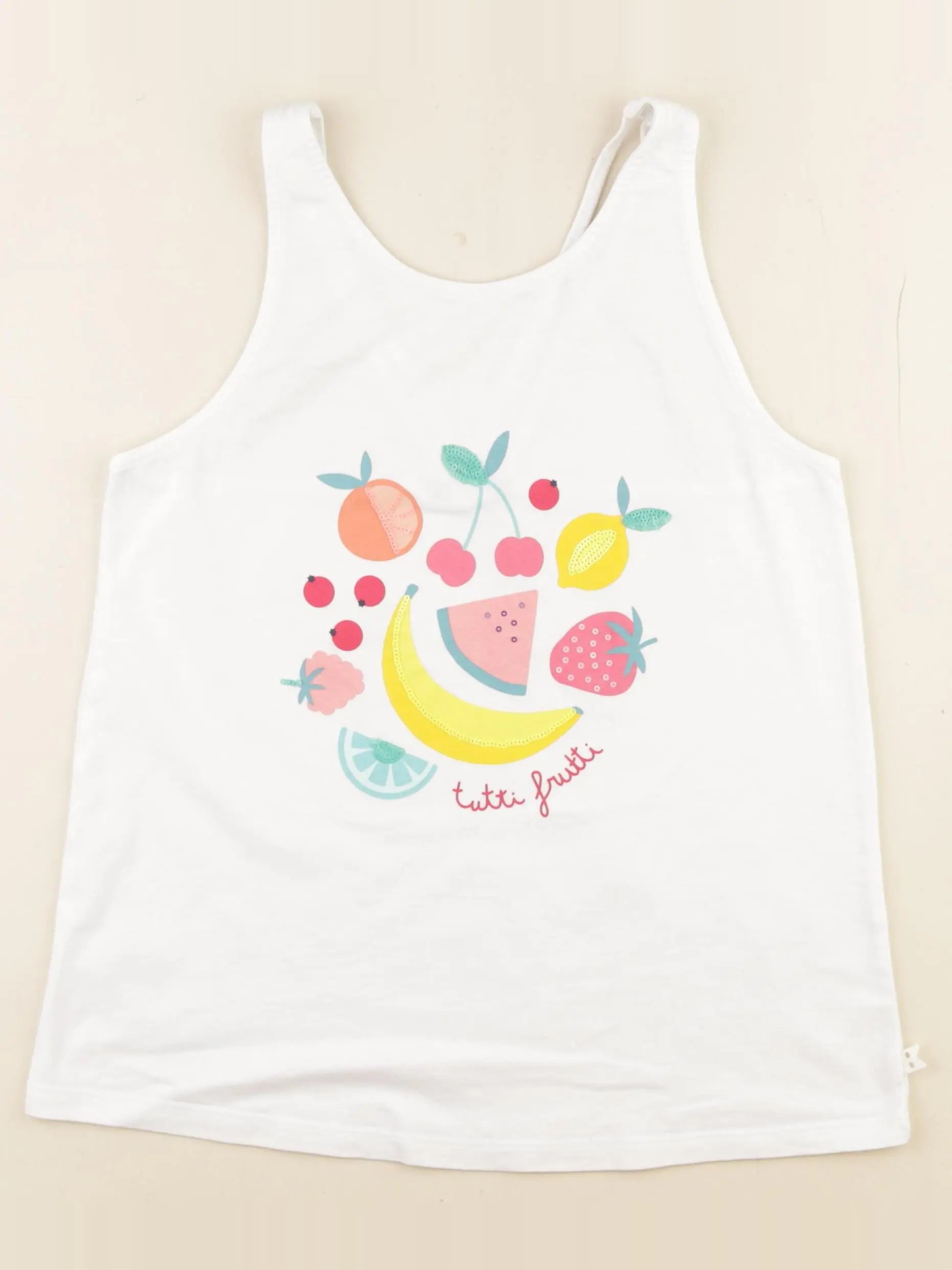 Okaidi - débardeur blanc - 12 ans