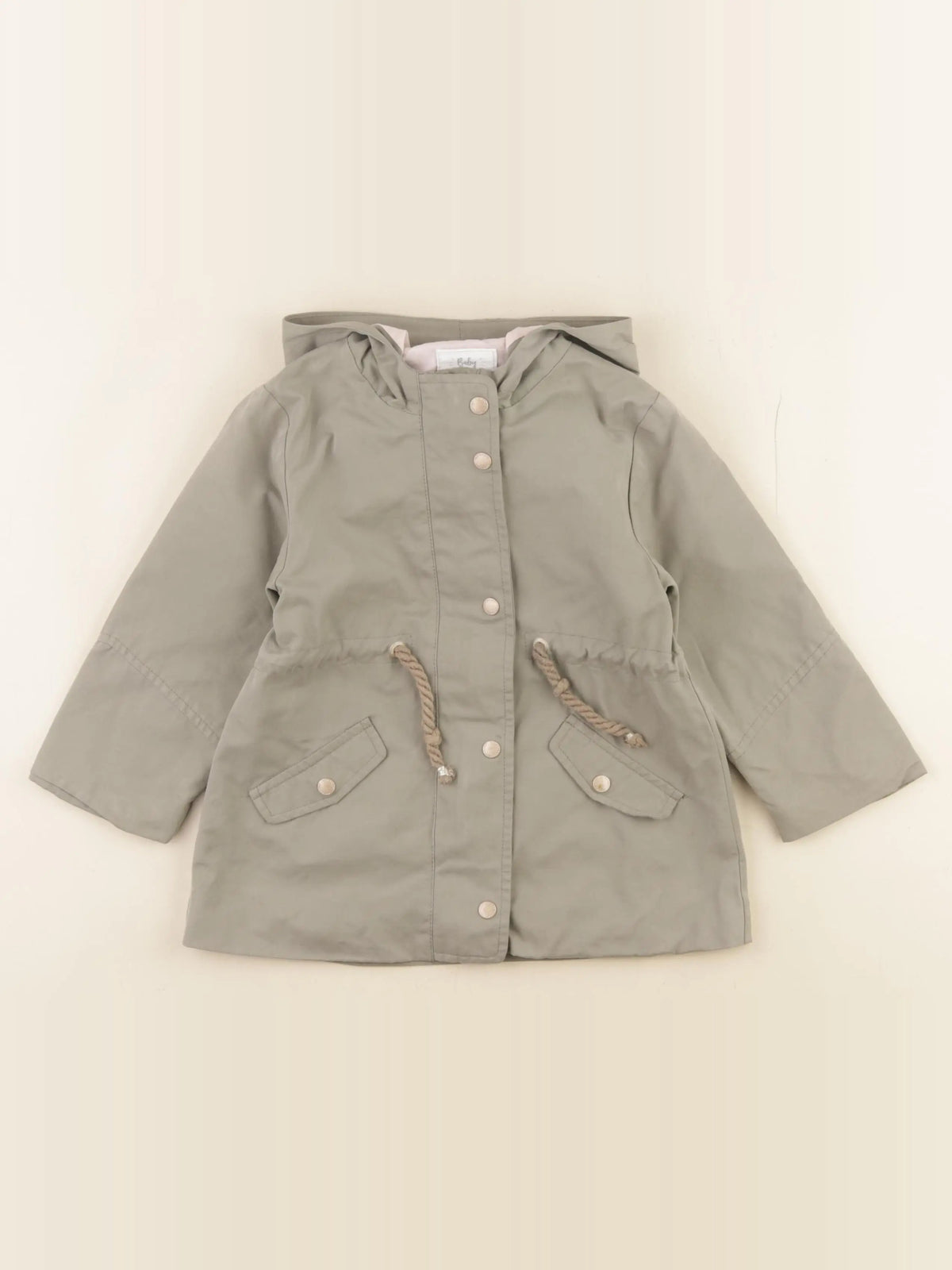 Vertbaudet - manteau vert - 3 ans