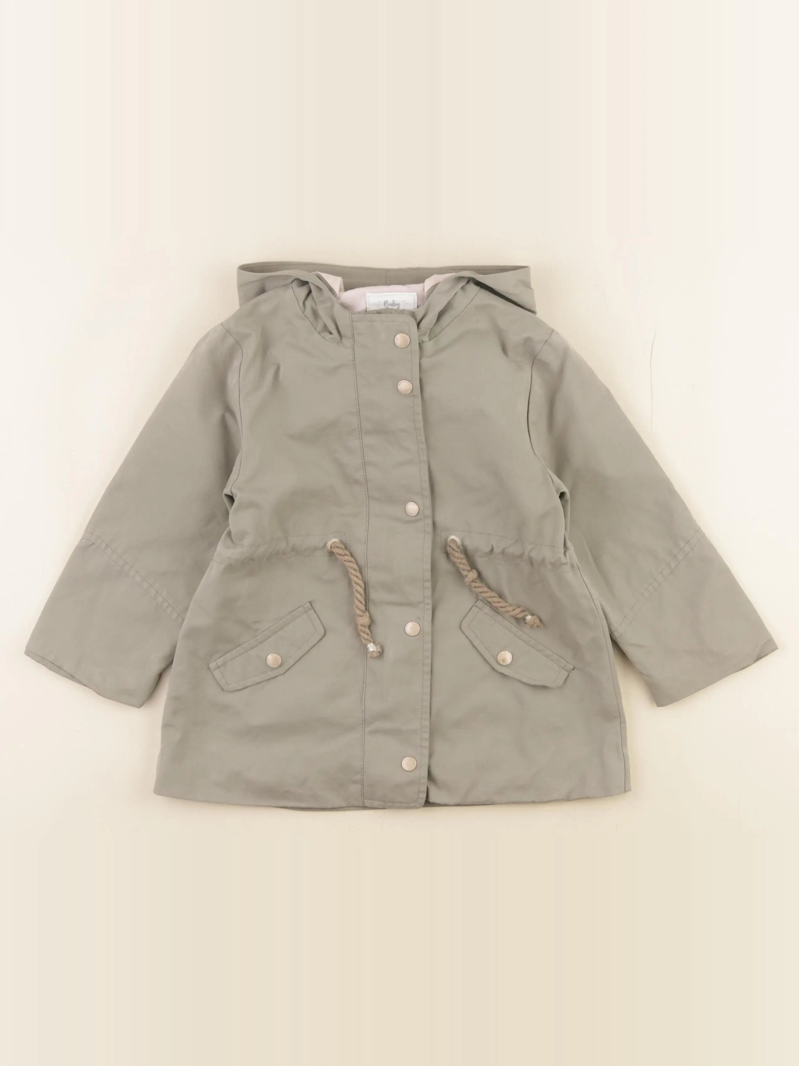 Vertbaudet - manteau vert - 3 ans