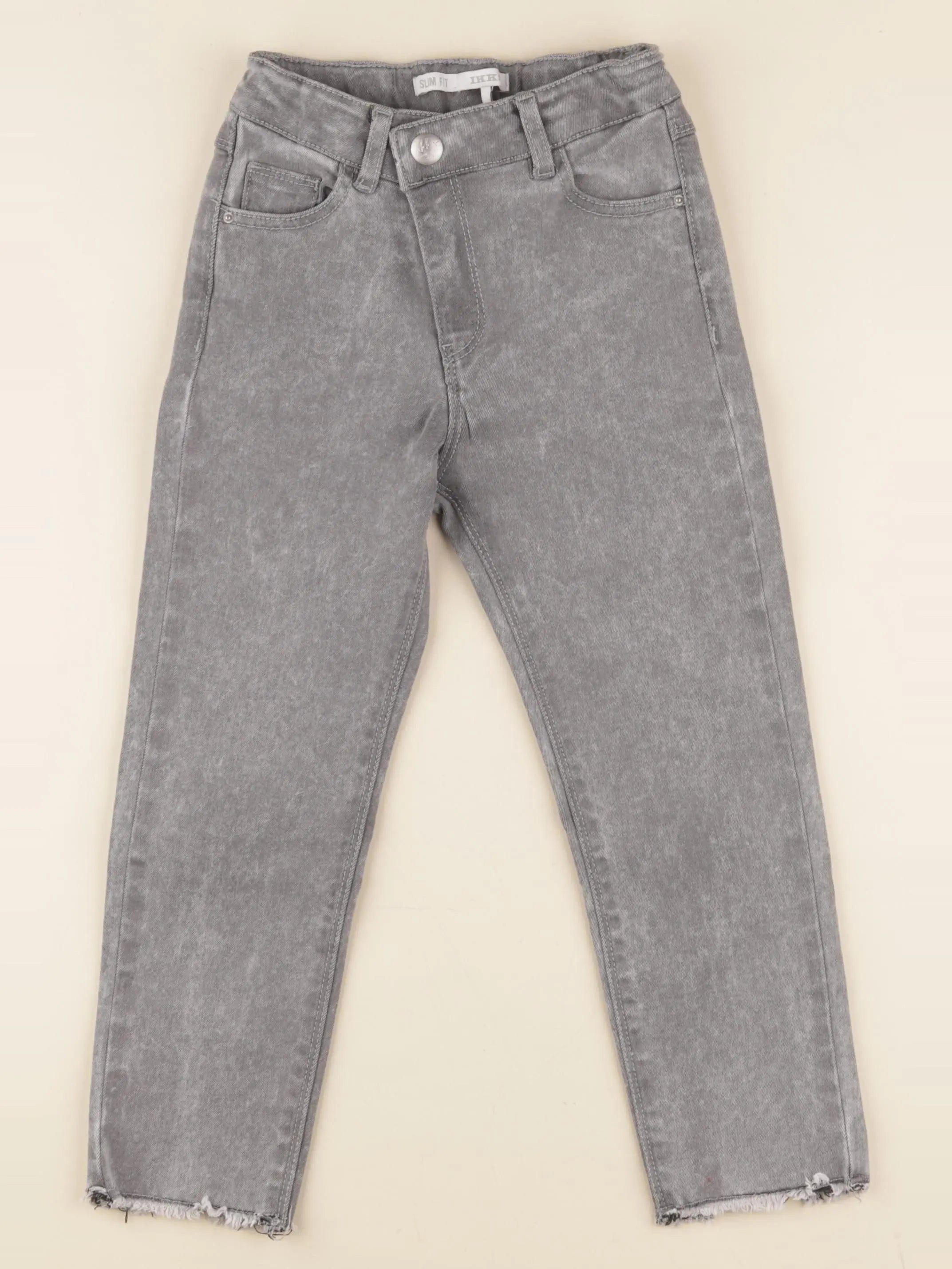 IKKS - jean gris - 7 ans