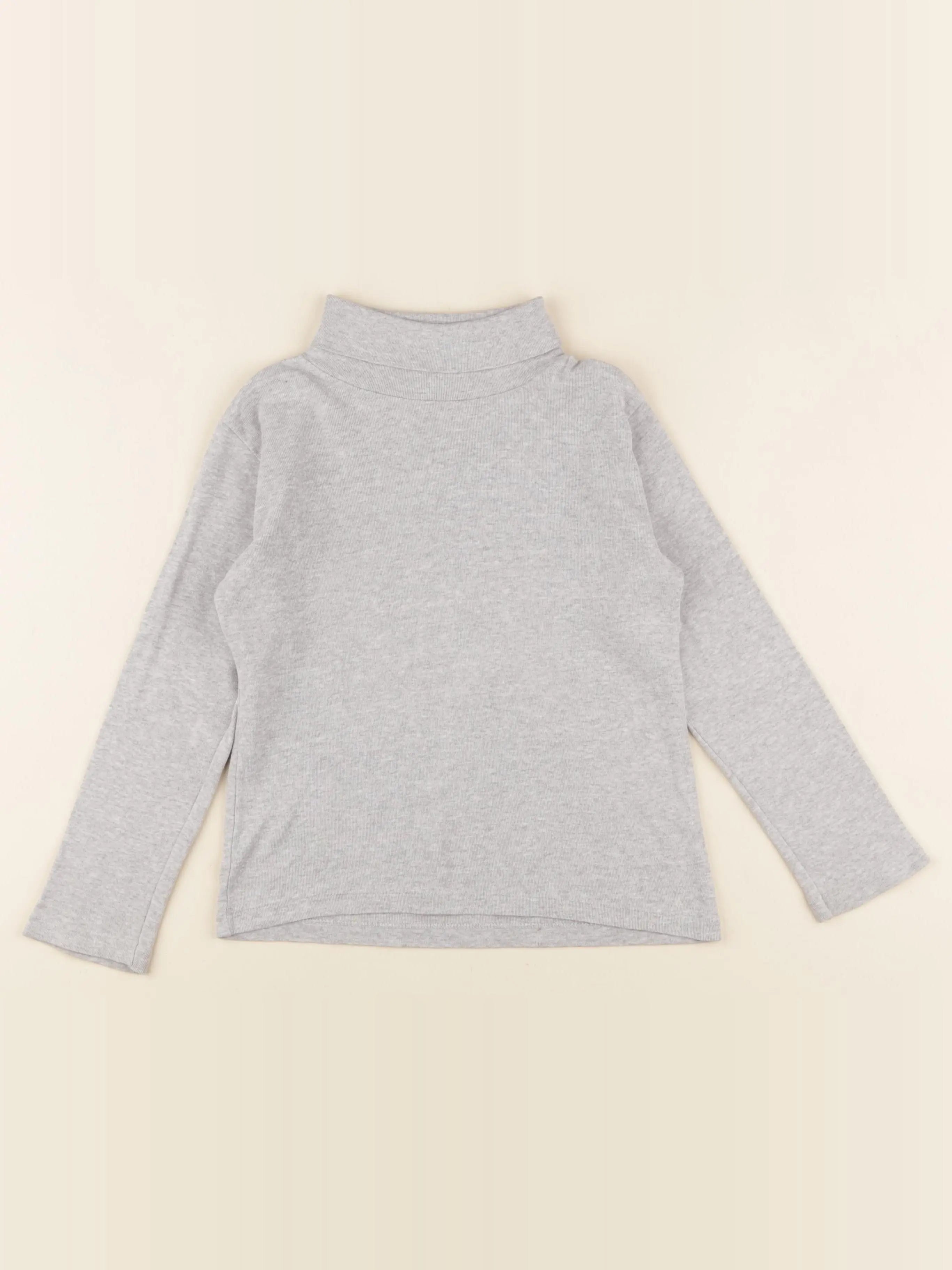 Petit Bateau - sous-pull gris - 6 ans