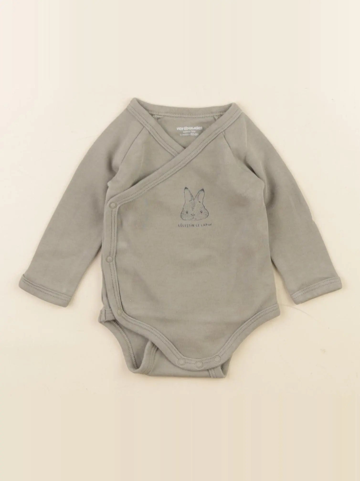 Vertbaudet - body vert - 3 mois