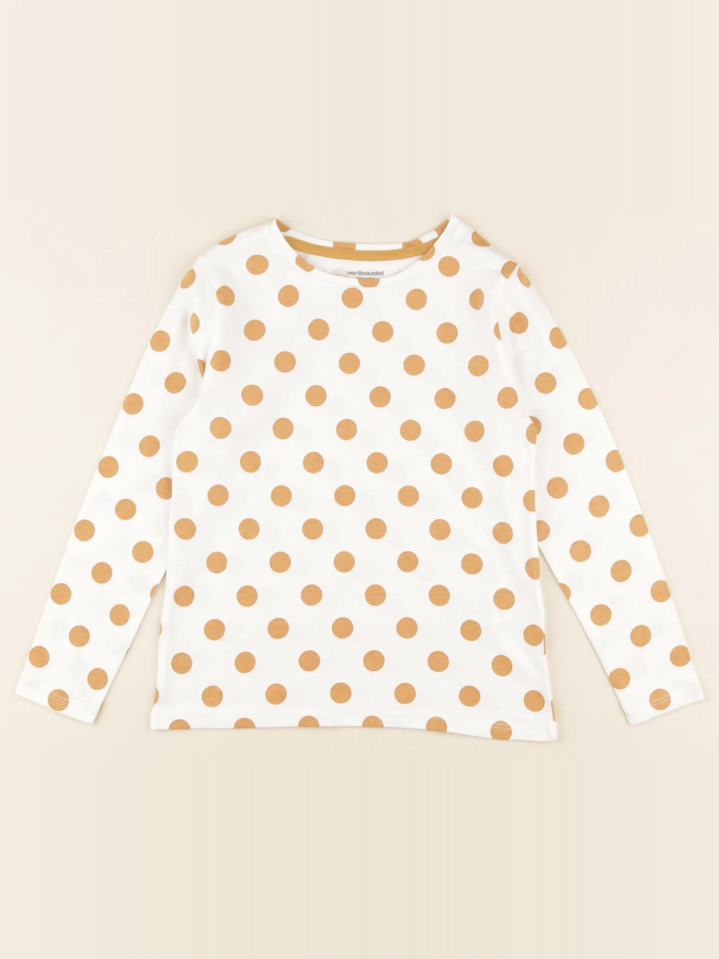 Vertbaudet - tee-shirt marron - 5 ans