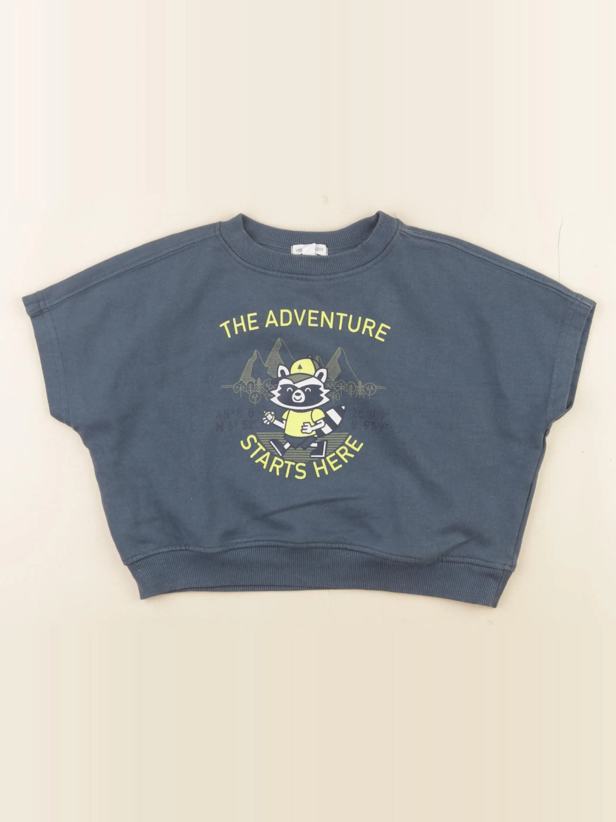 Vertbaudet - sweat bleu - 4 ans