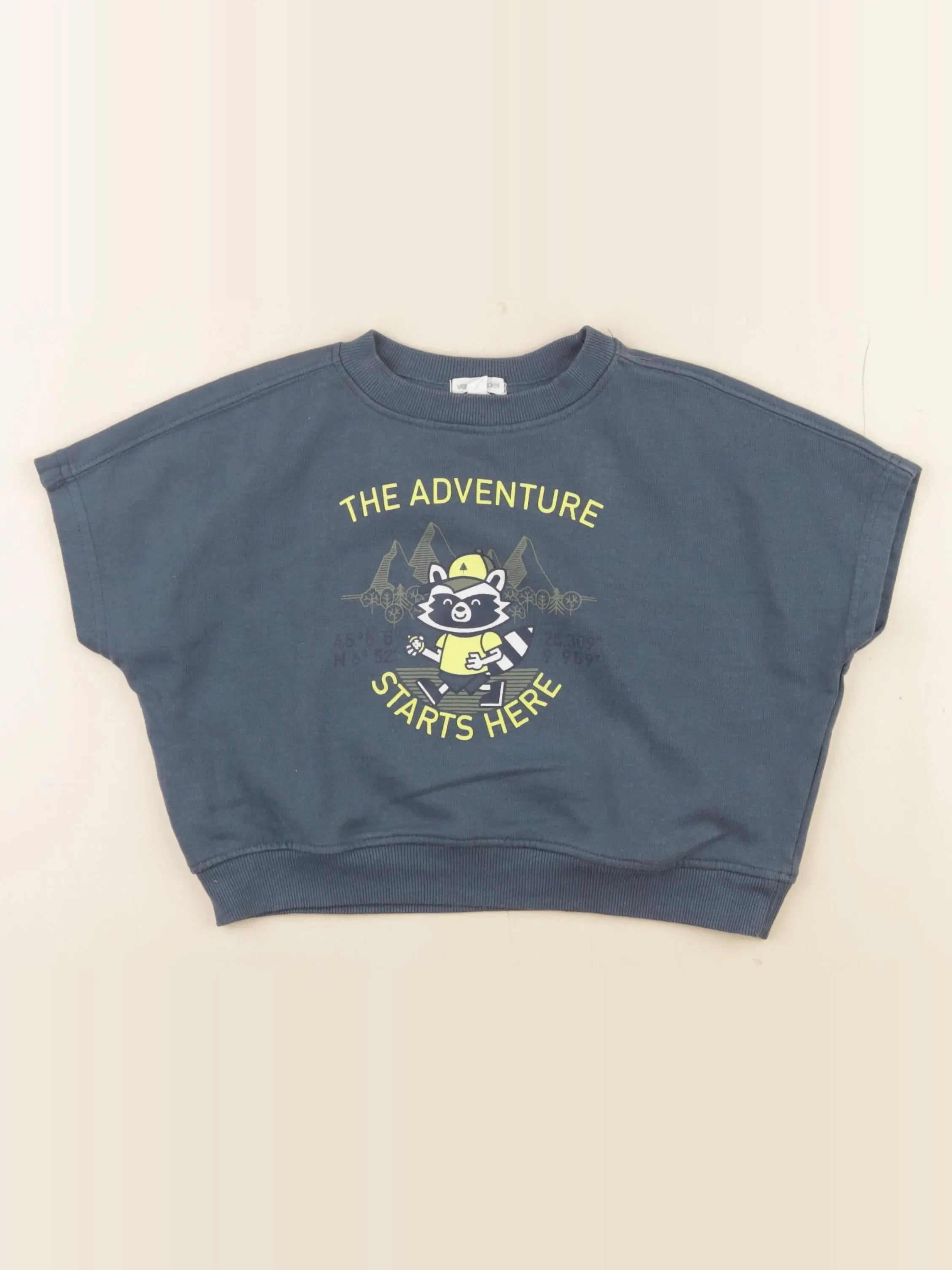 Vertbaudet - sweat bleu - 4 ans