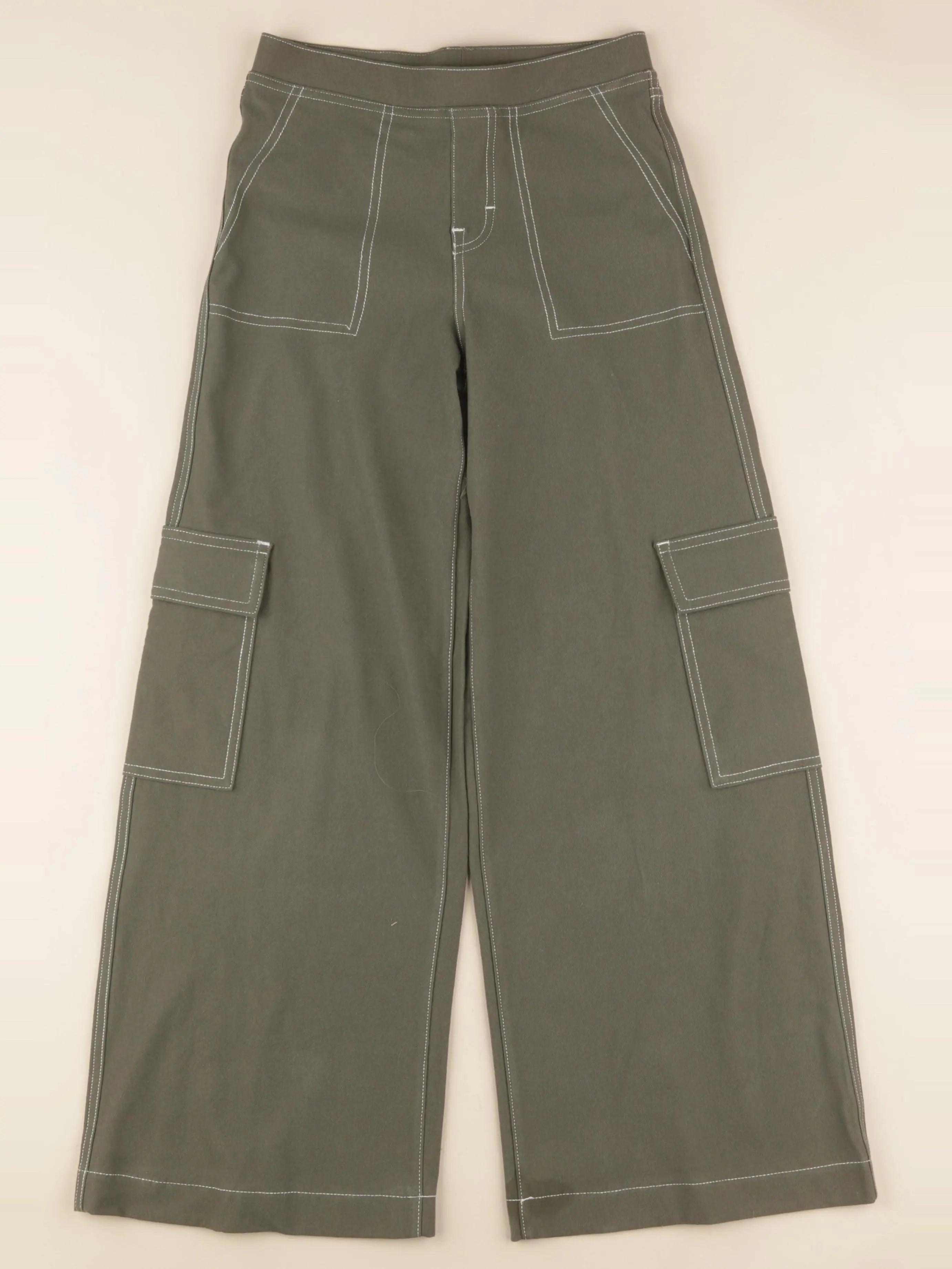 H&M - pantalon vert - 10/11 ans