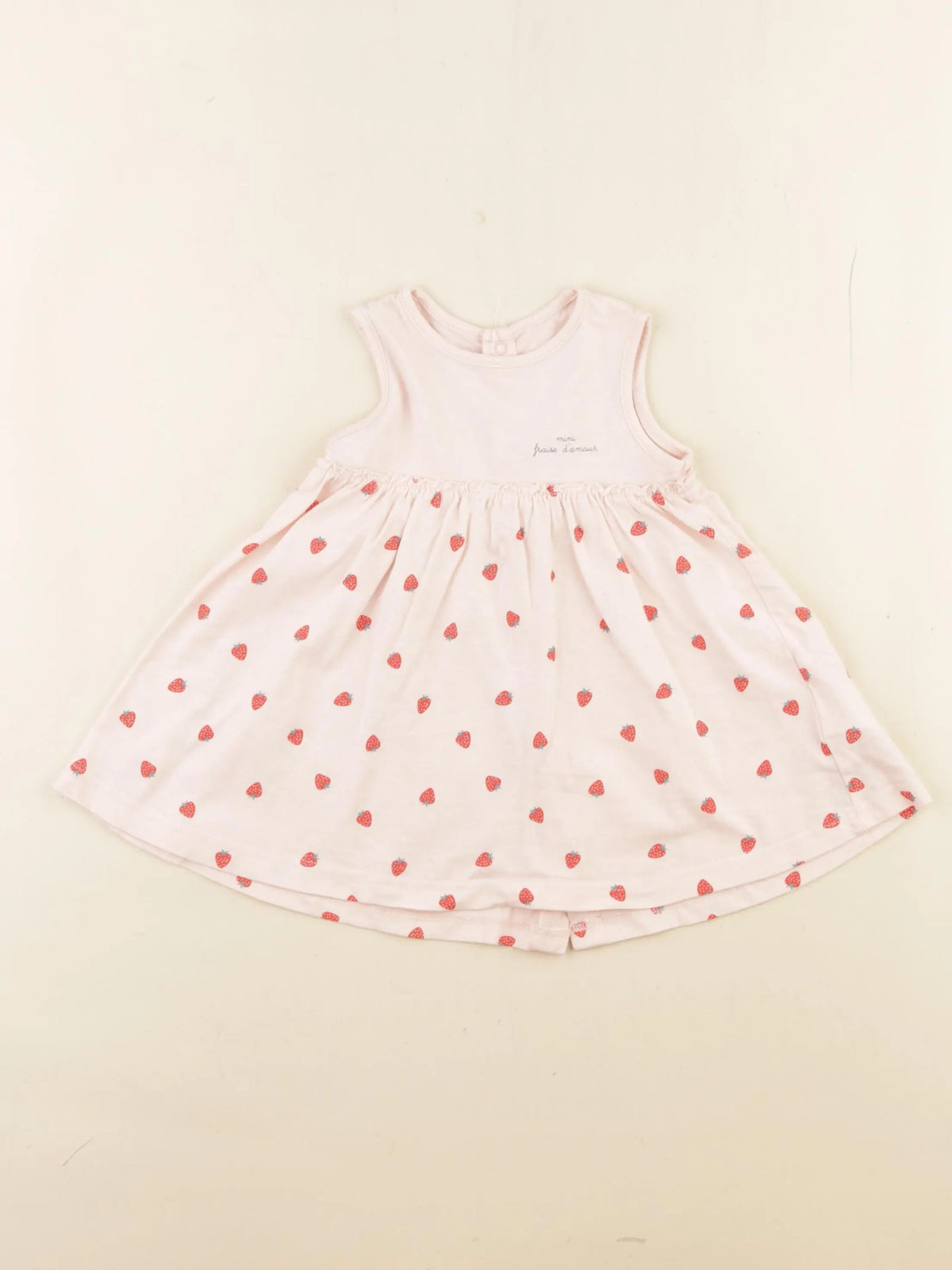 Vertbaudet - robe rose - 6 mois