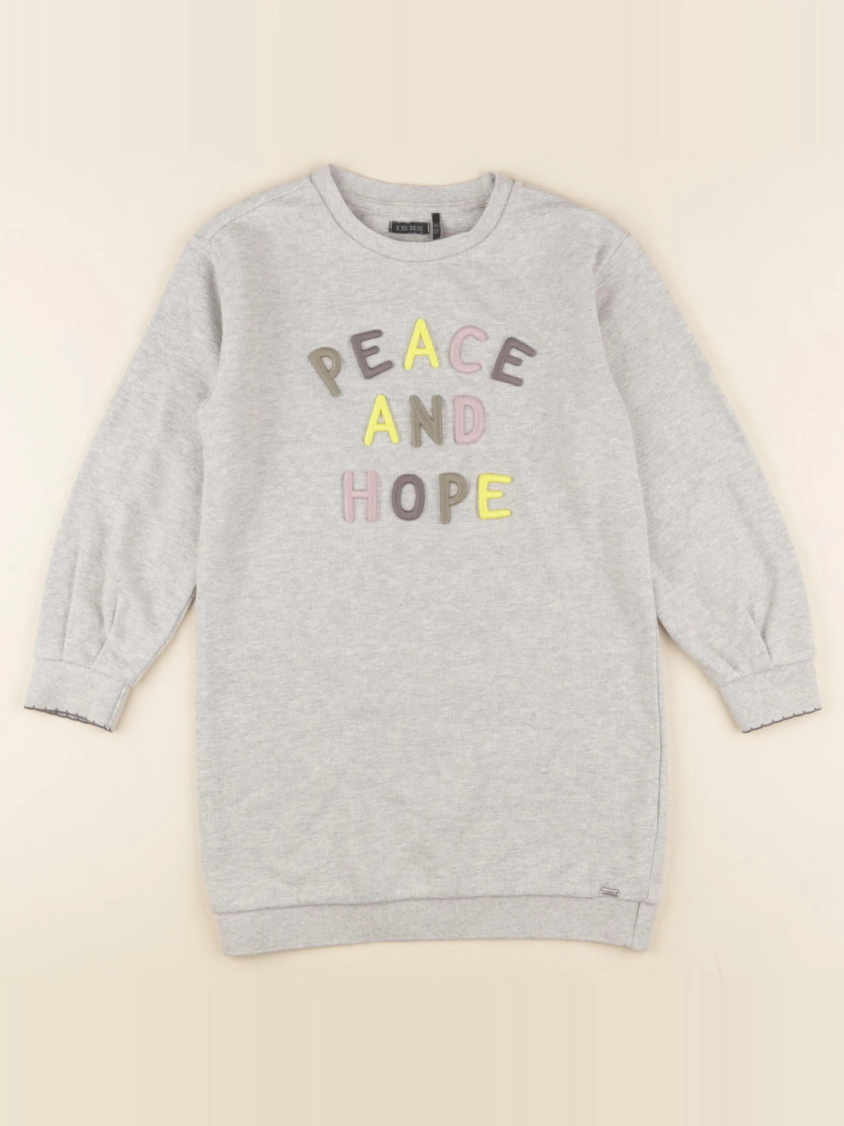 IKKS - robe gris - 8 ans