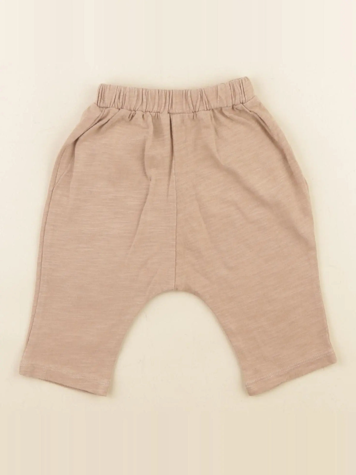 Vertbaudet - sarouel beige - 6 mois