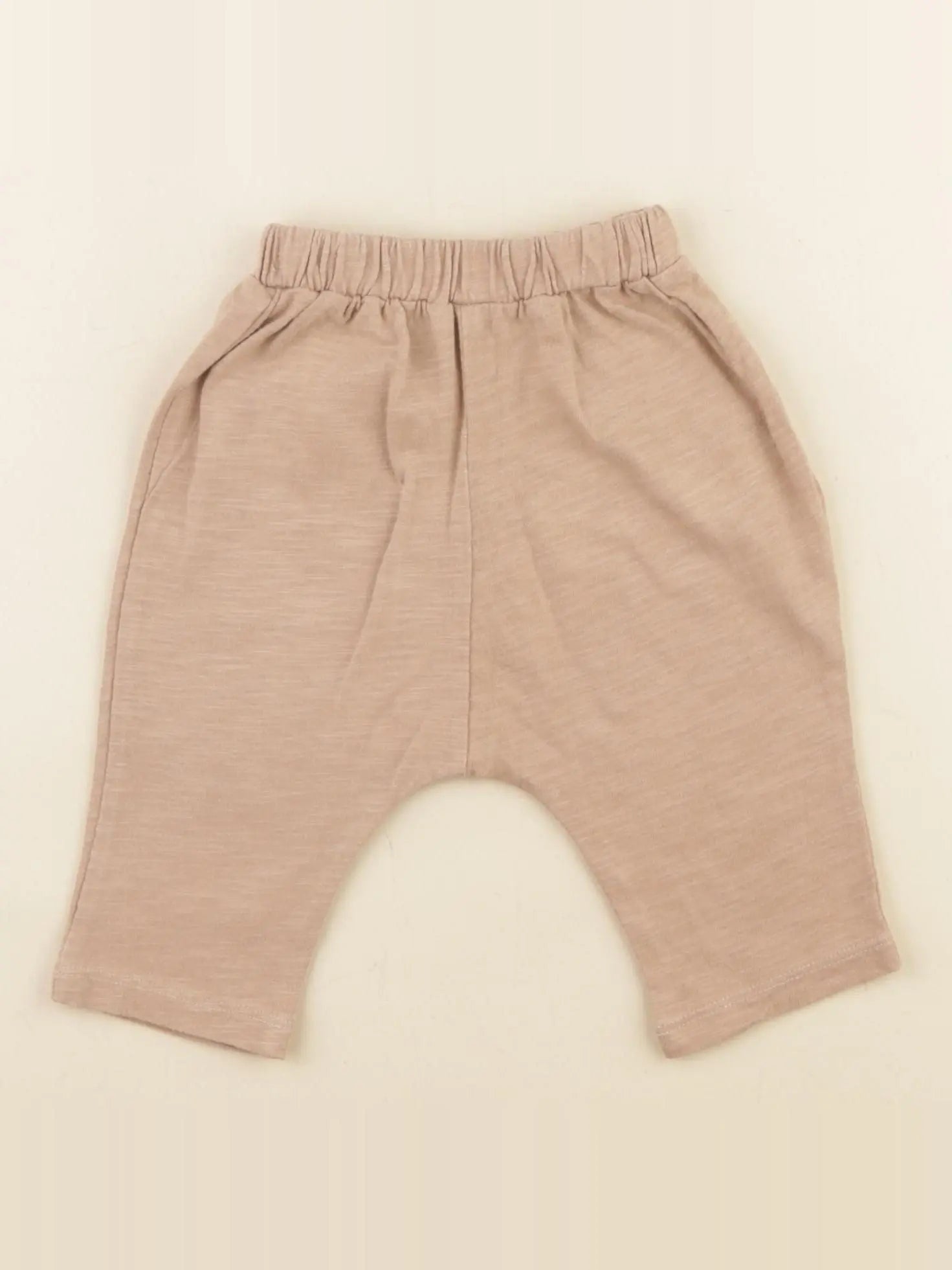 Vertbaudet - sarouel beige - 6 mois