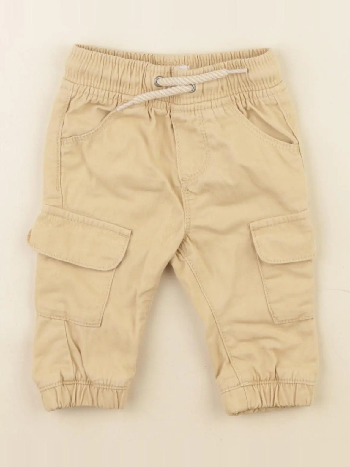 Vertbaudet - pantalon vert, jaune - 3 mois