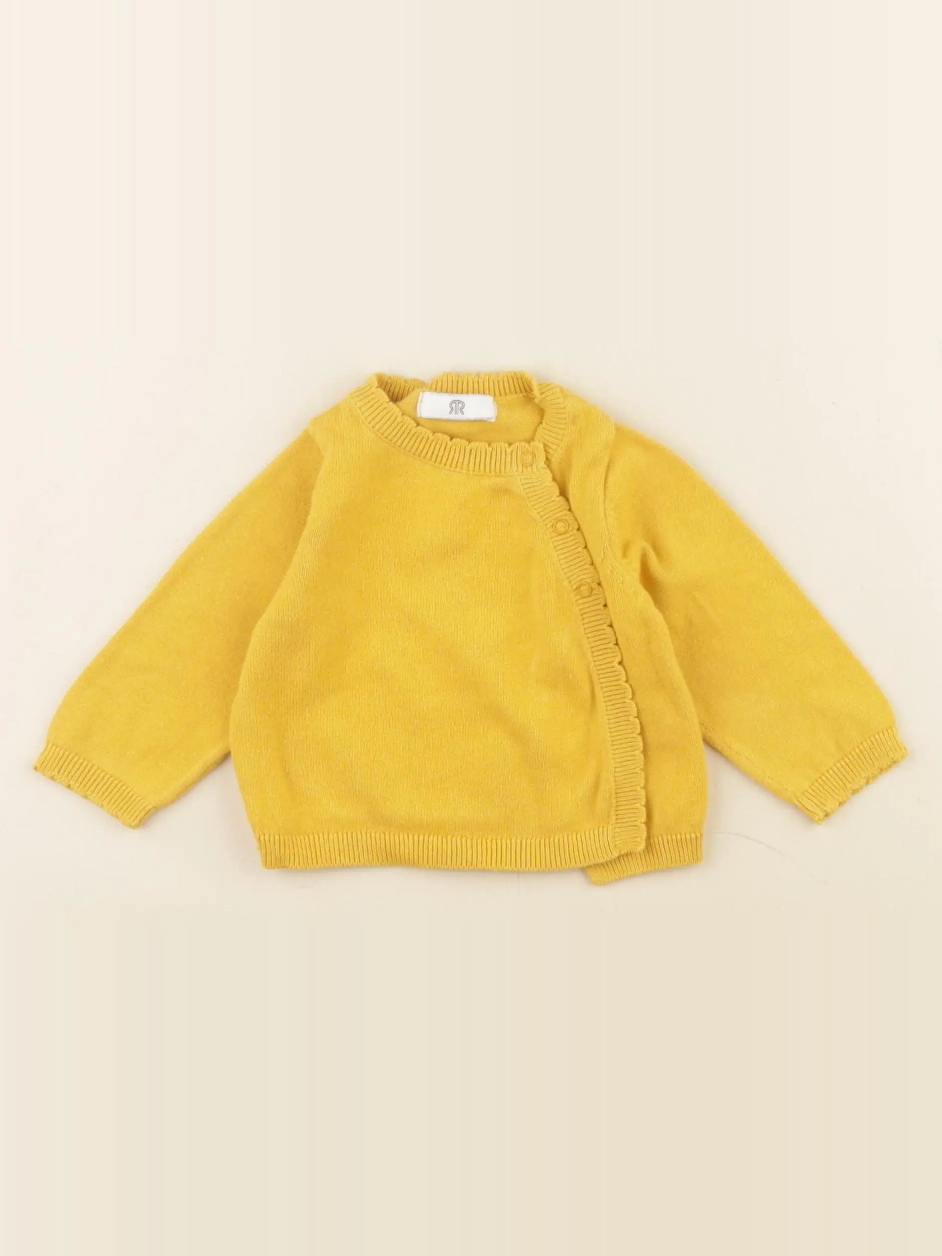 La Redoute - gilet jaune - 1 mois