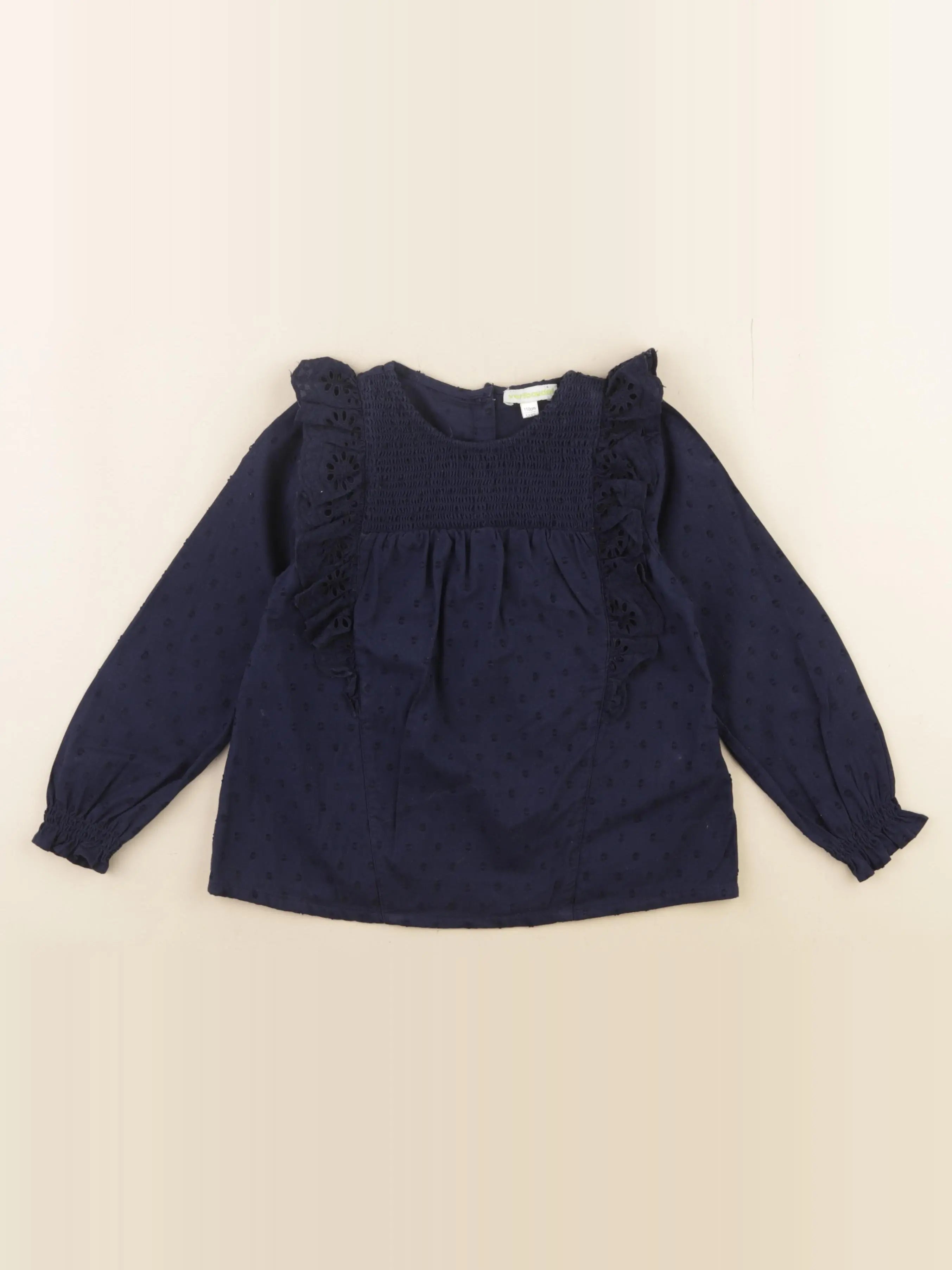 Vertbaudet - blouse bleu - 5 ans