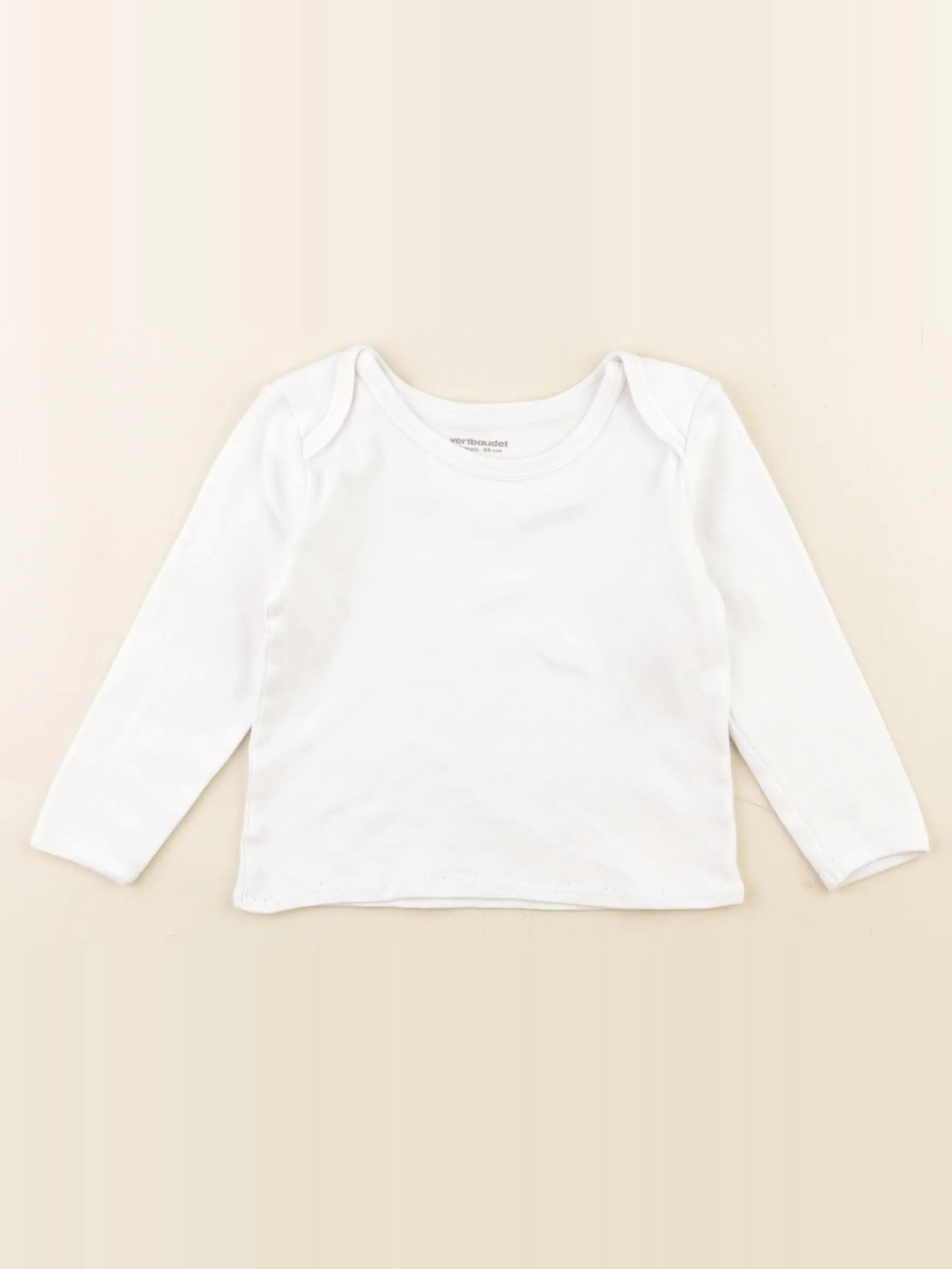 Vertbaudet - maillot de corps blanc - 24 mois