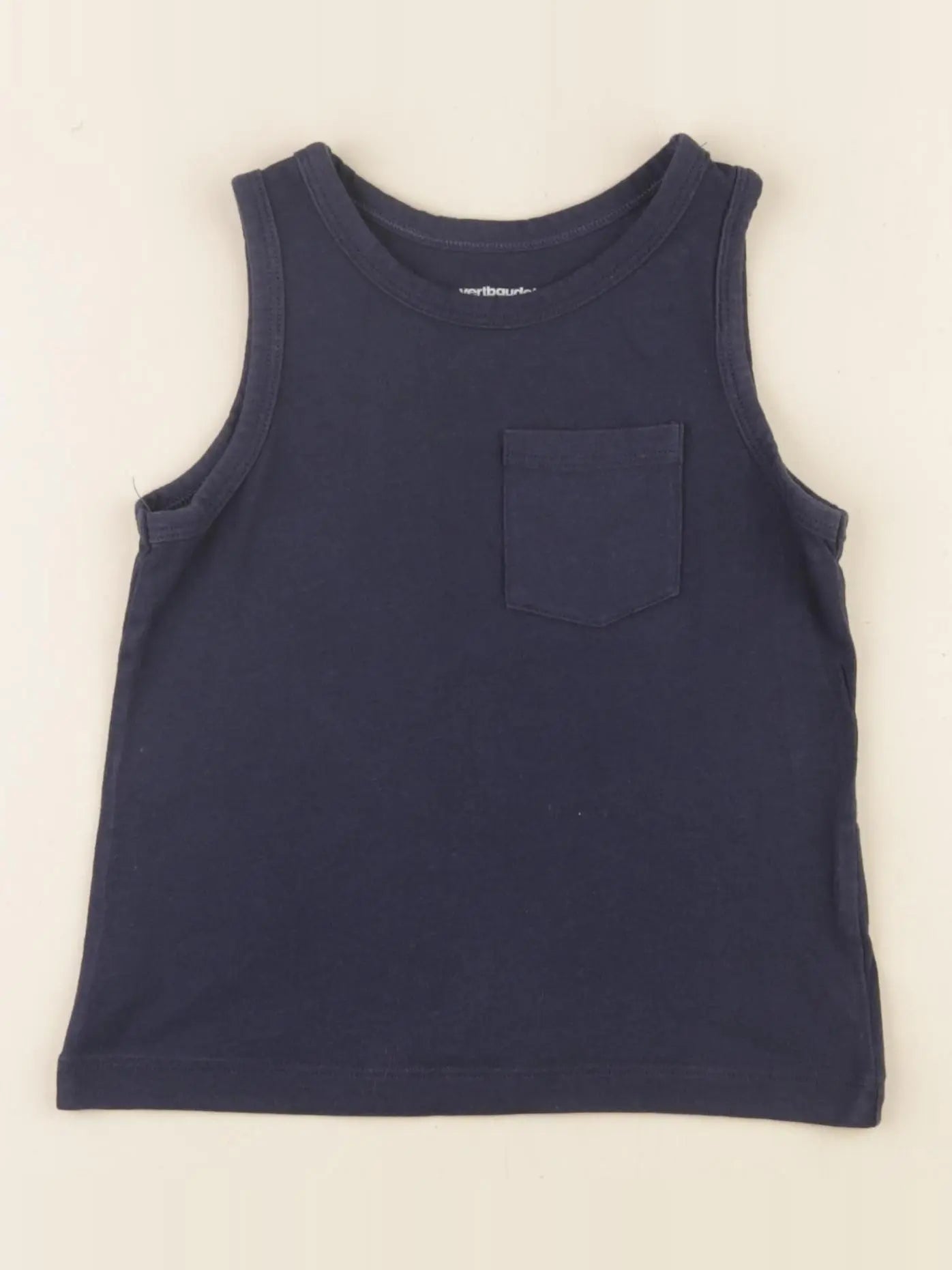Vertbaudet - débardeur bleu - 3 ans