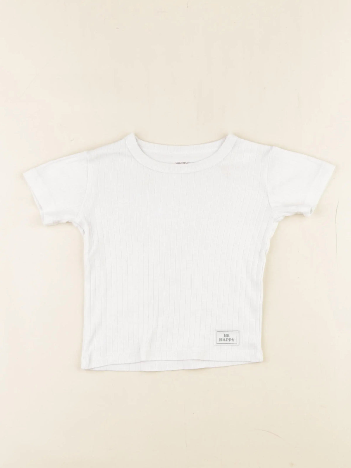 Vertbaudet - tee-shirt blanc - 2 ans