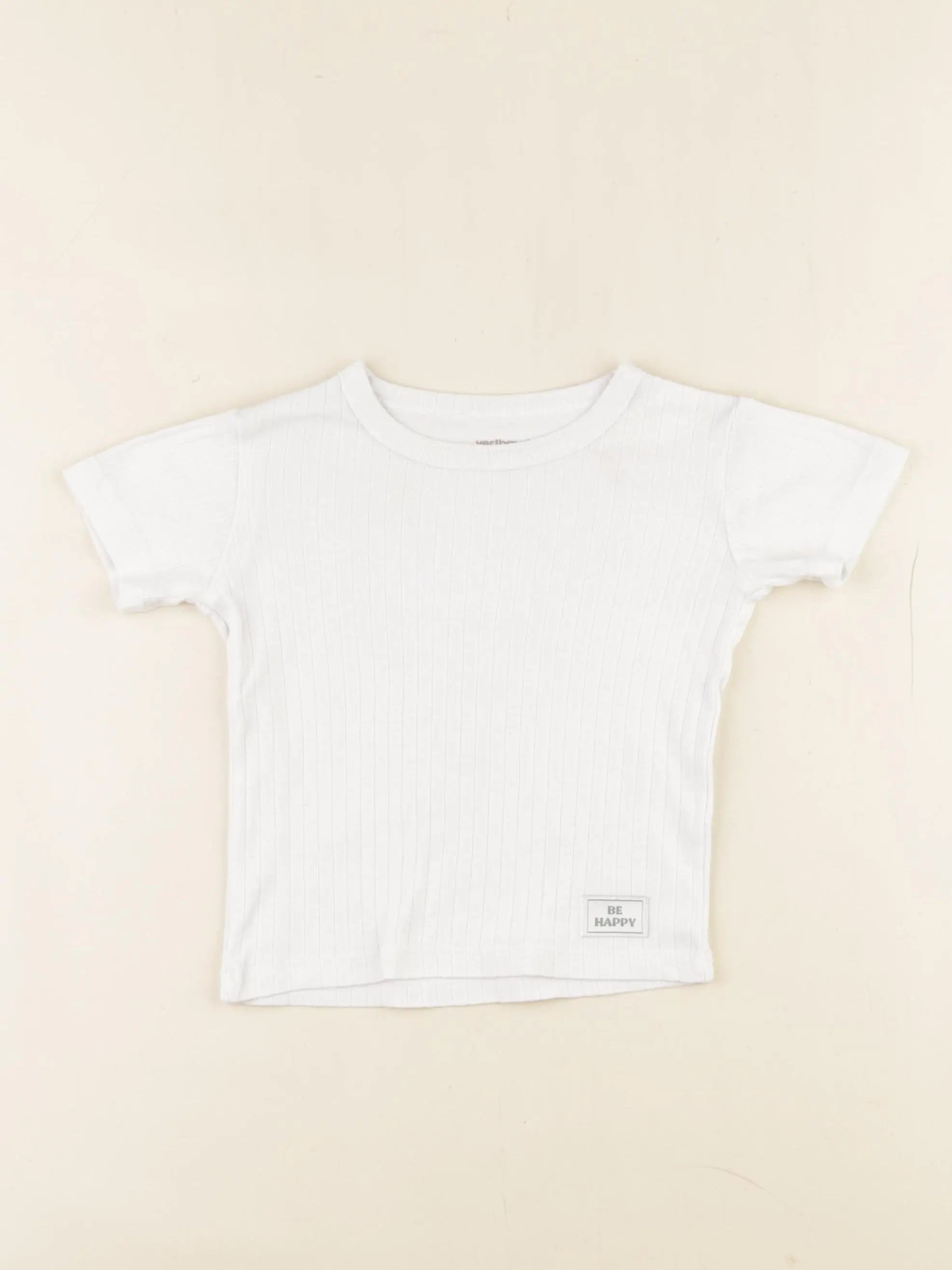 Vertbaudet - tee-shirt blanc - 2 ans