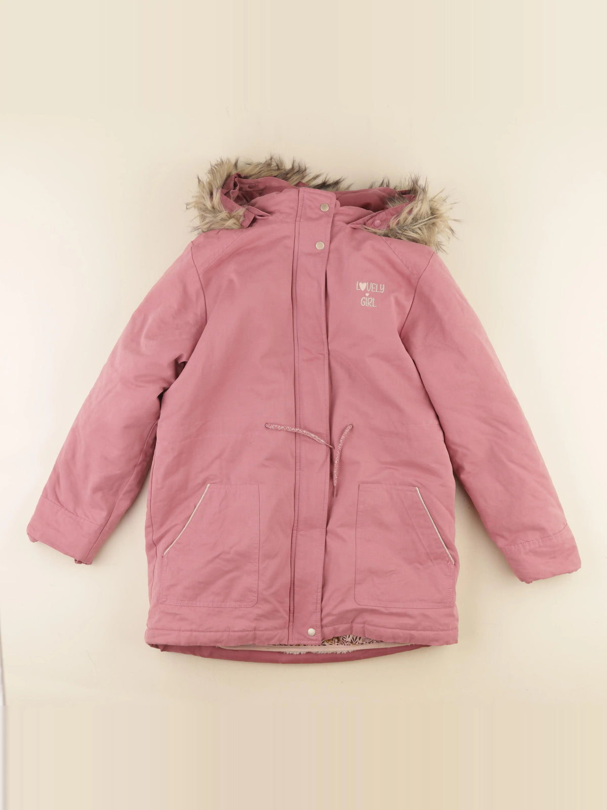 Vertbaudet - manteau rose - 12 ans