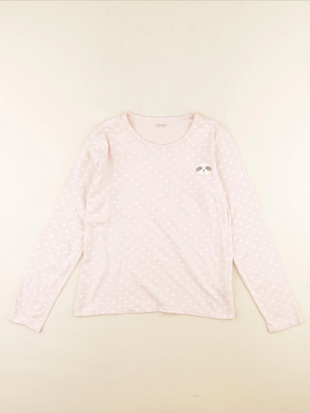 Vertbaudet - tee-shirt rose - 12 ans