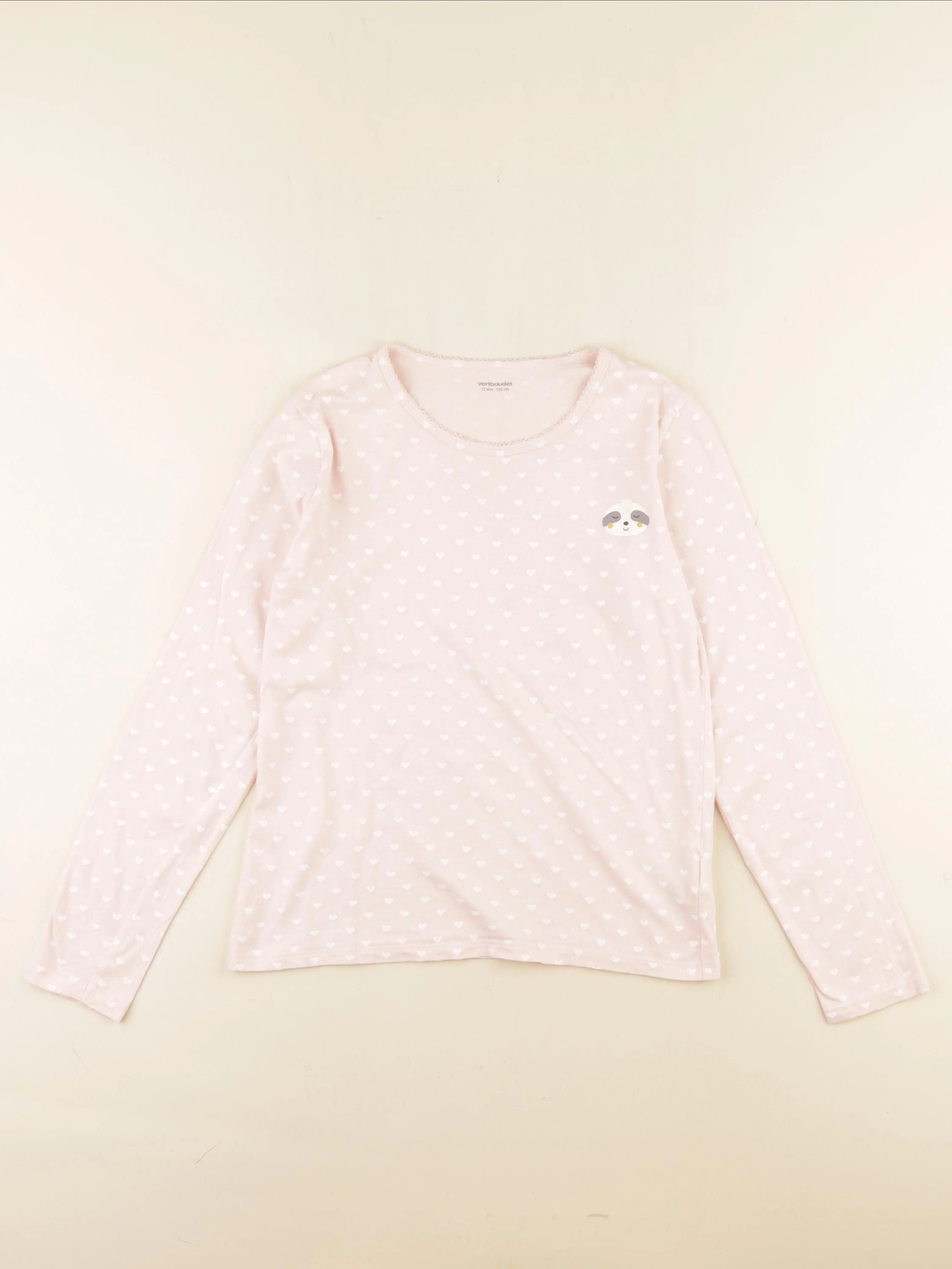 Vertbaudet - tee-shirt rose - 12 ans