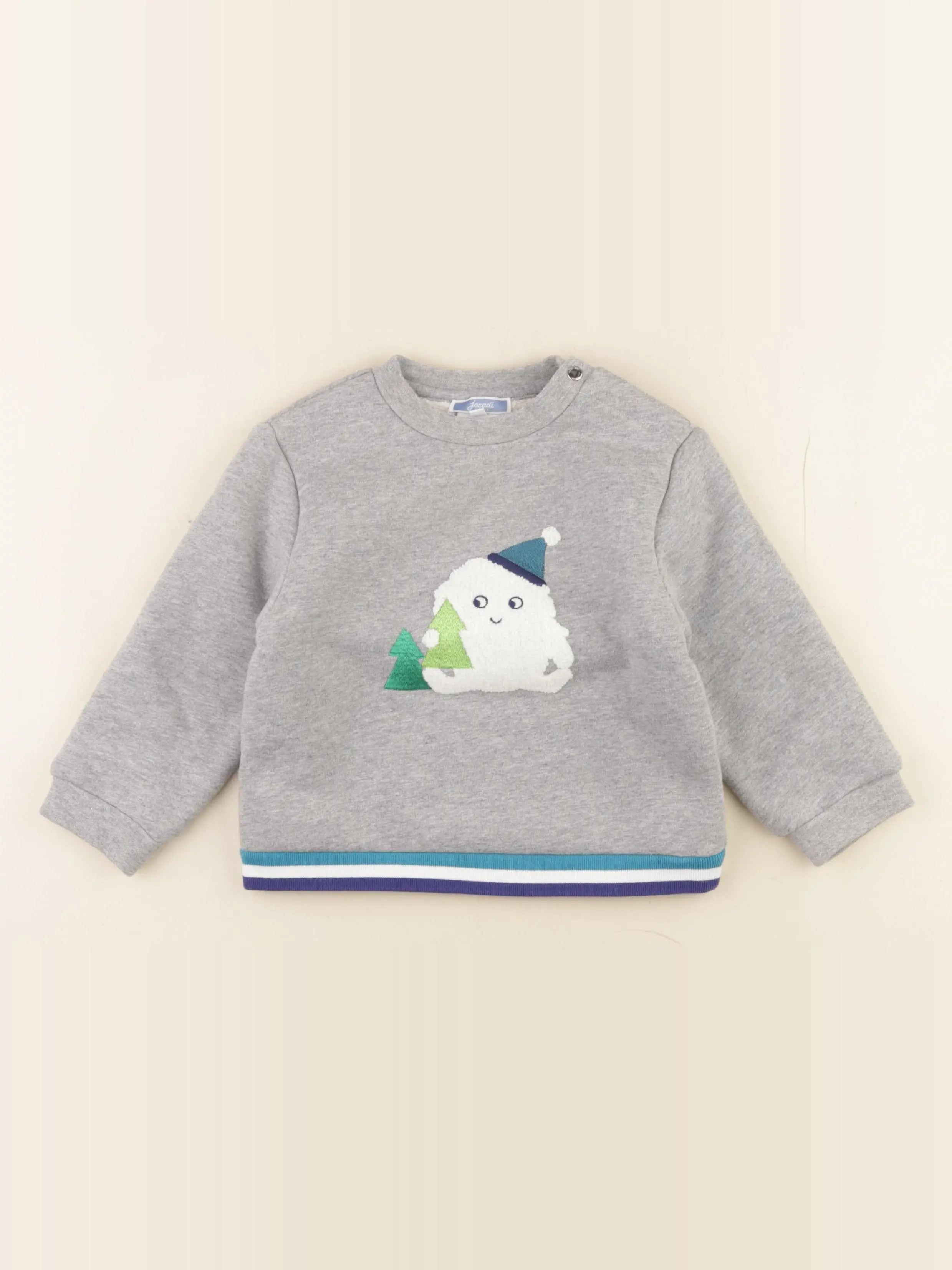 Jacadi - sweat gris - 36 mois