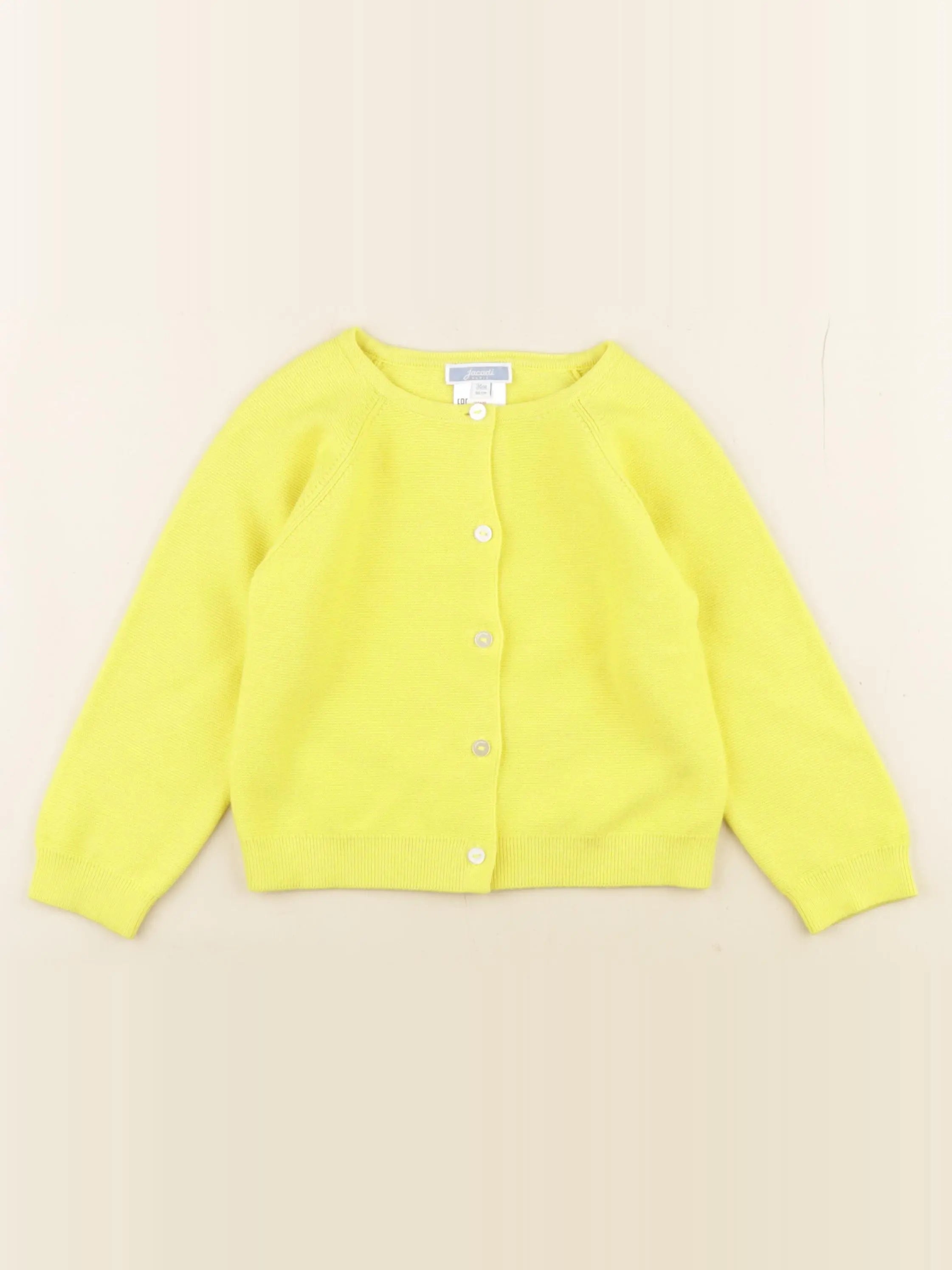Jacadi - gilet jaune - 36 mois