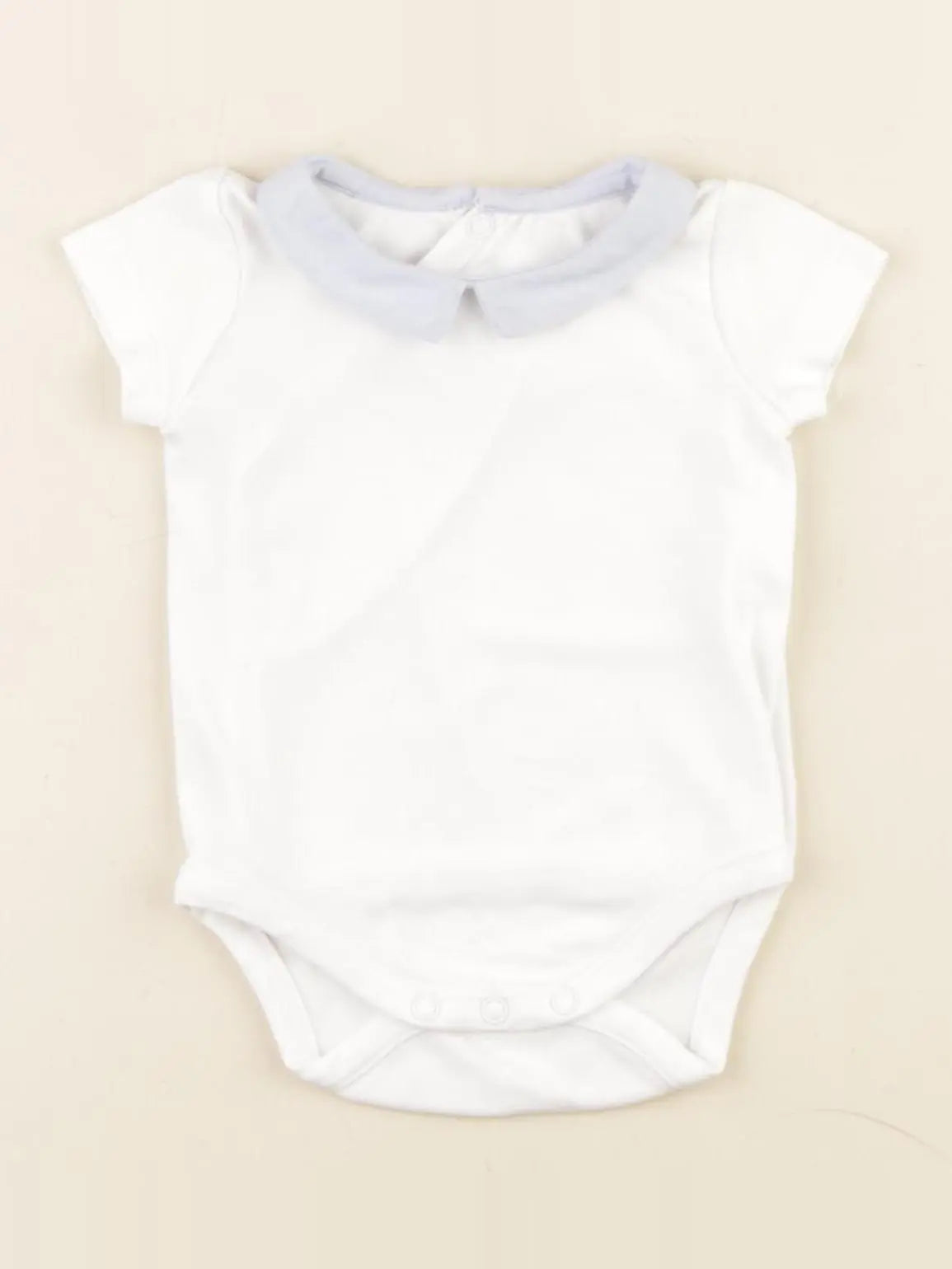 Jacadi - body à col blanc - 1 mois
