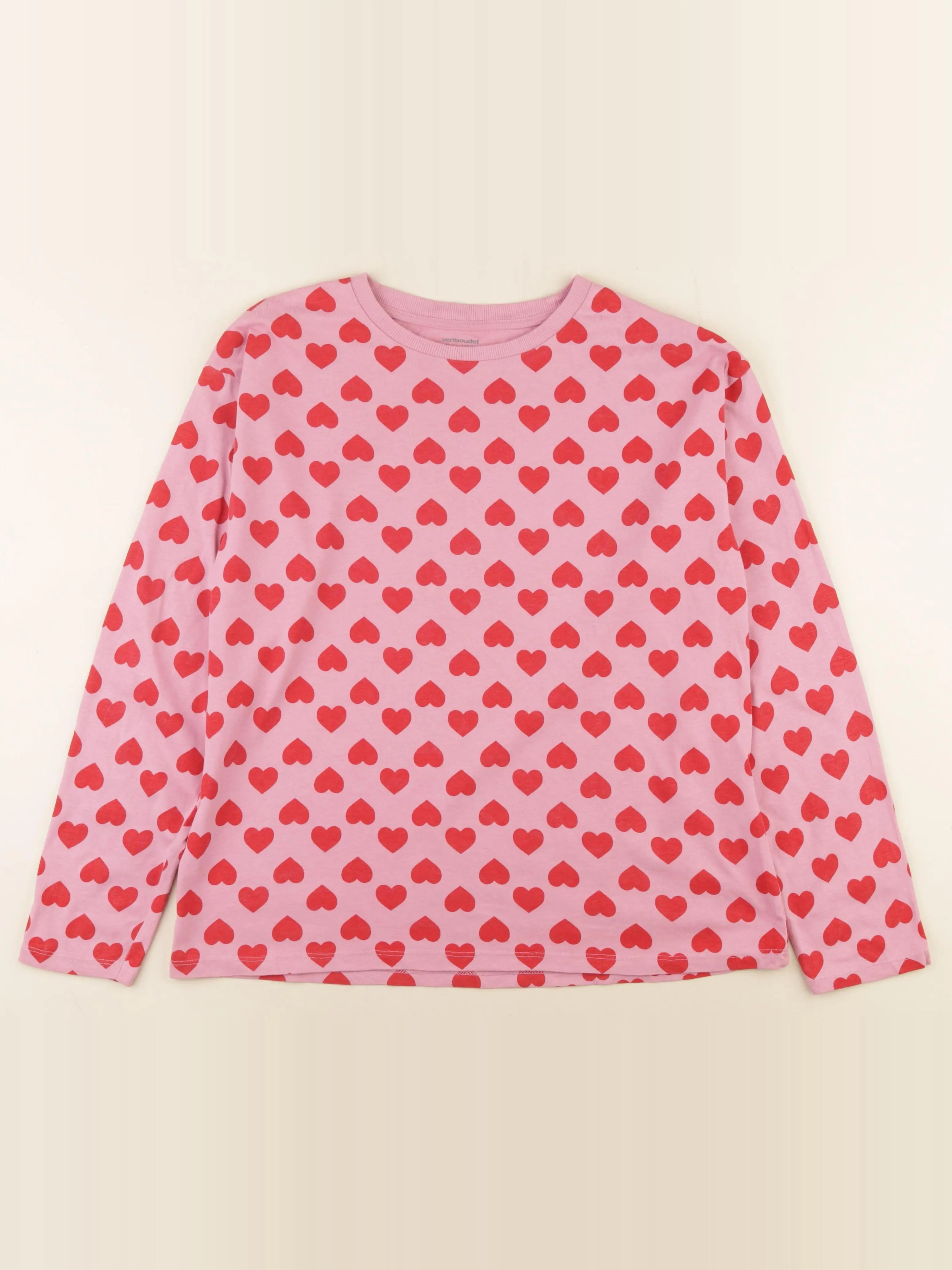 Vertbaudet - tee-shirt rose - 14 ans