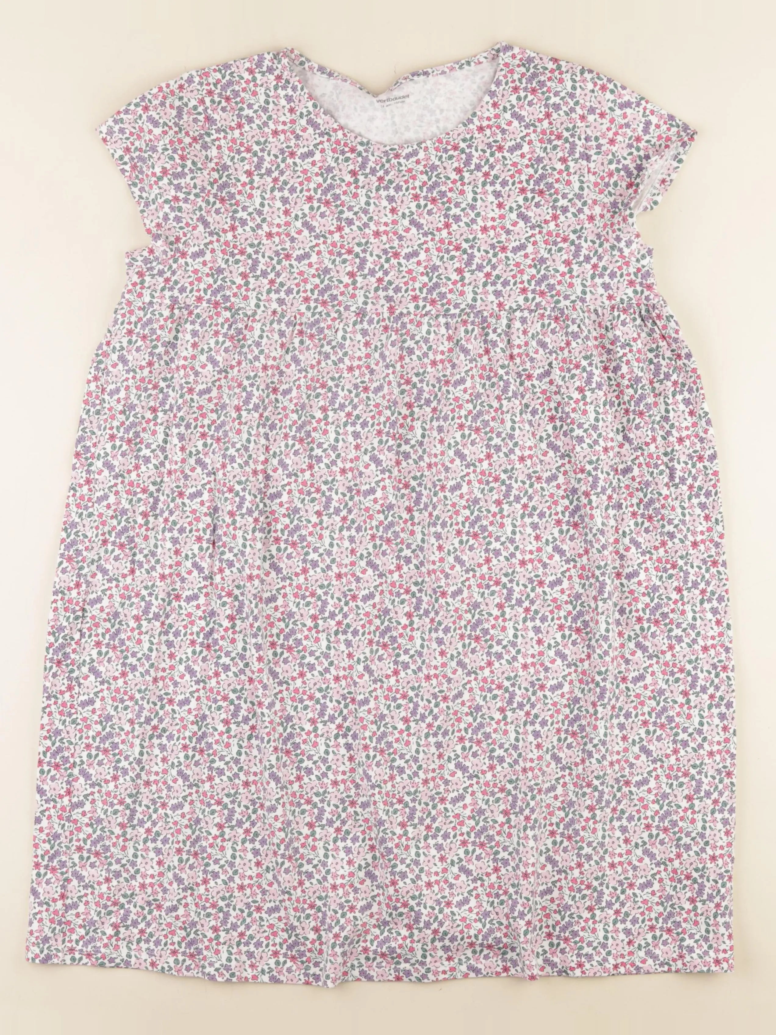 Vertbaudet - robe violet, rose - 14 ans