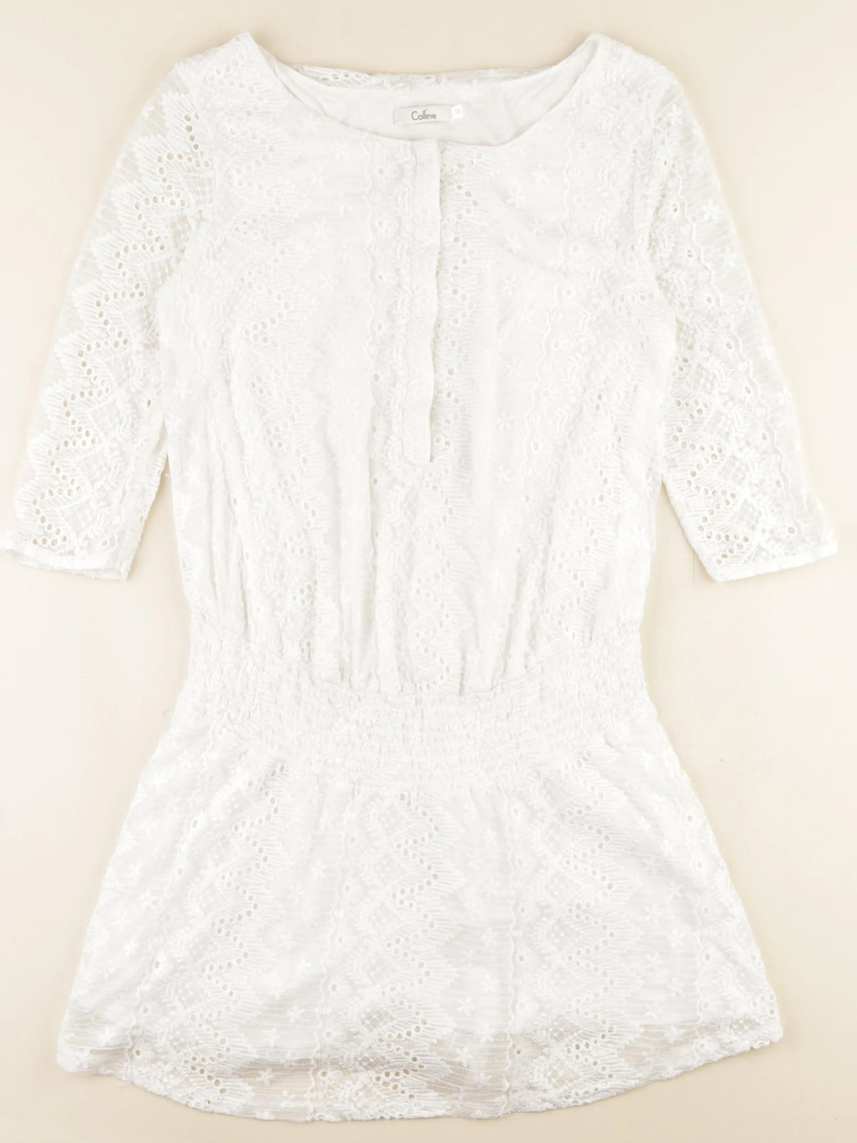 Vertbaudet - robe grossesse blanc - 38