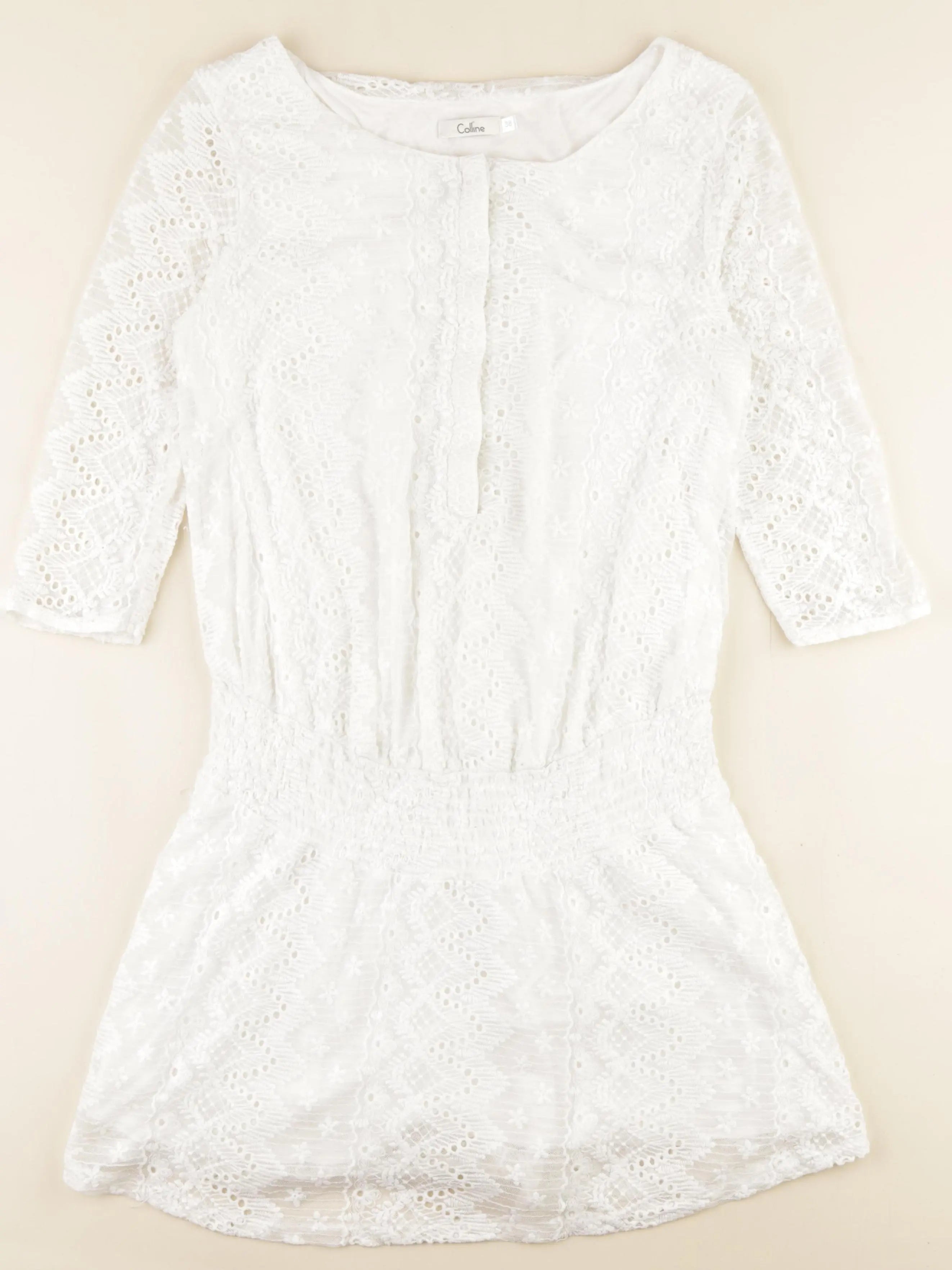 Vertbaudet - robe grossesse blanc - 38