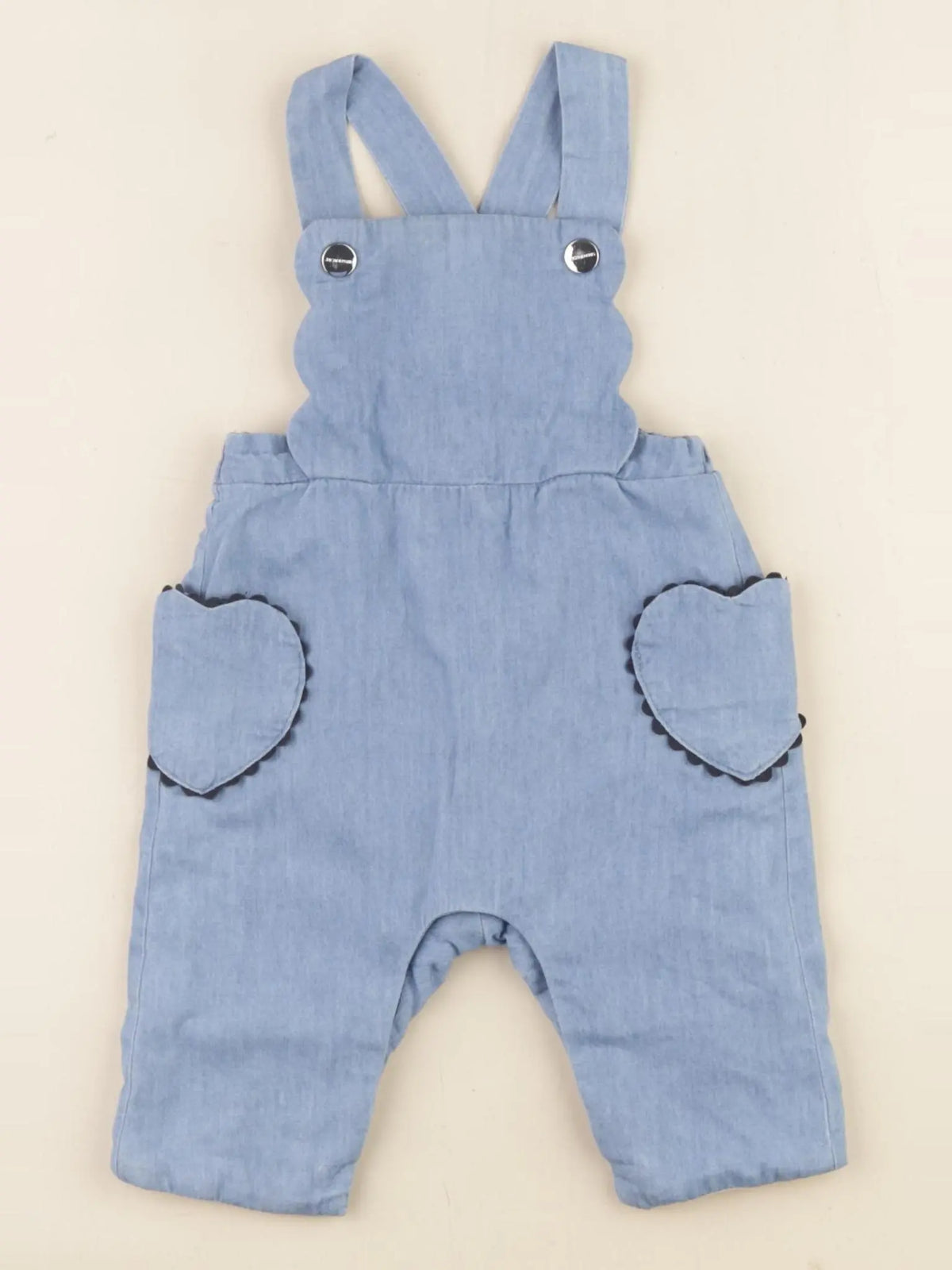 Jacadi - salopette bleu - 3 mois