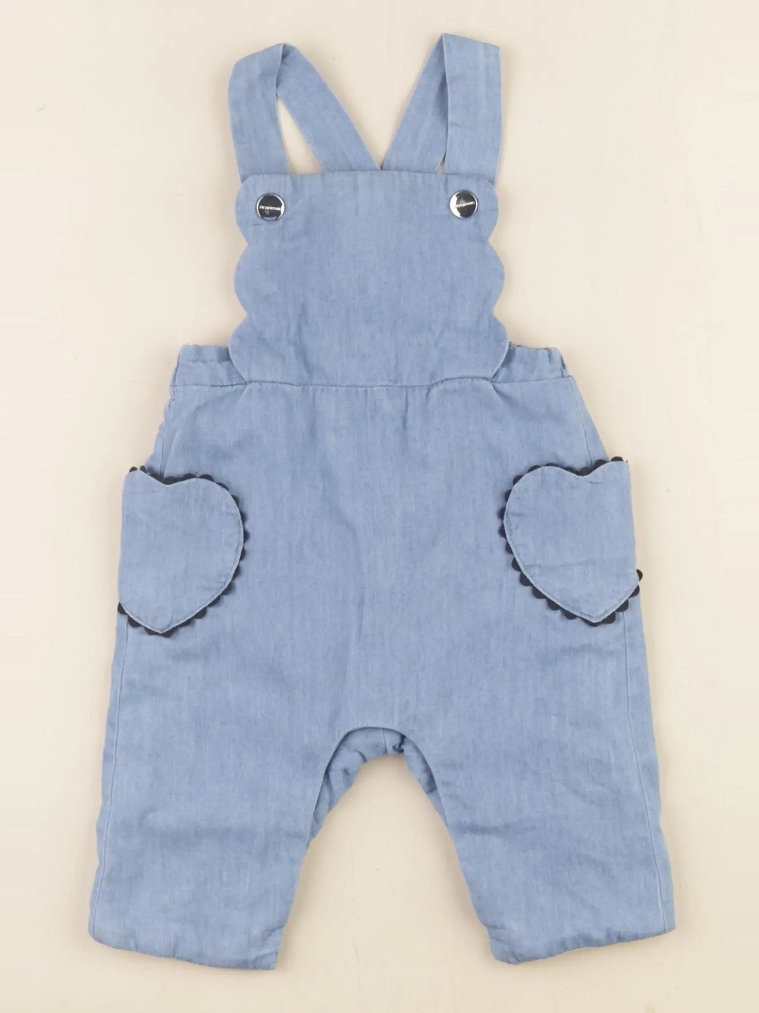 Jacadi - salopette bleu - 3 mois