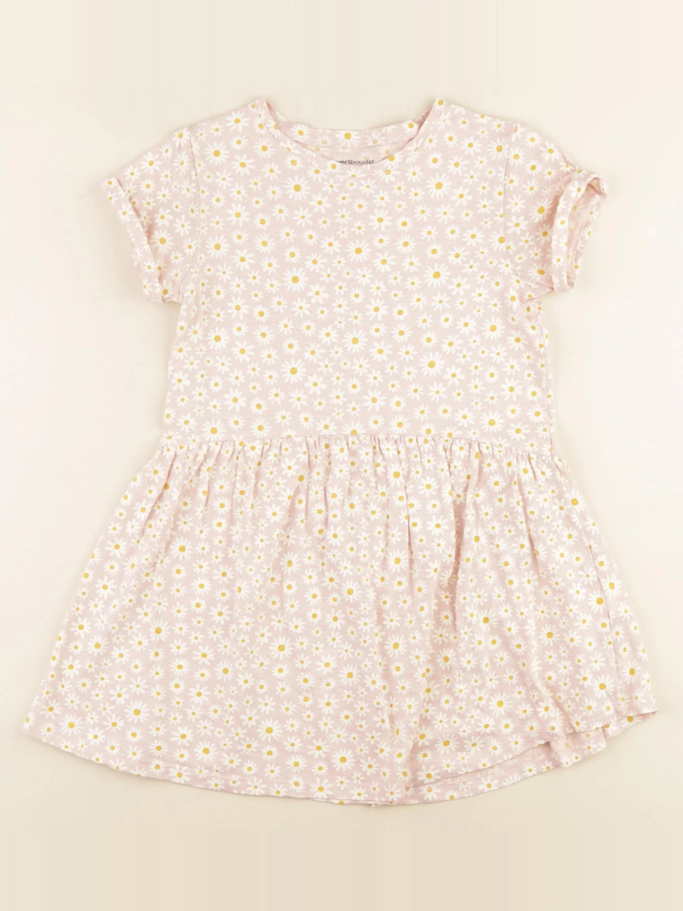 Vertbaudet - robe rose - 6 ans