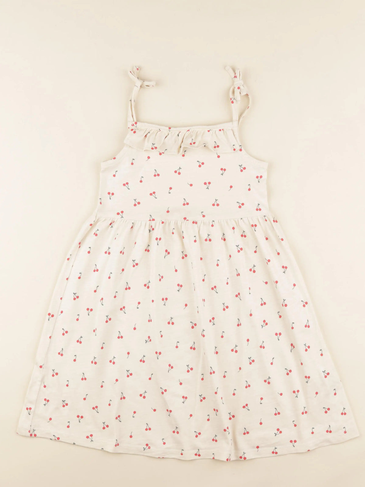 Vertbaudet - robe beige - 6 ans