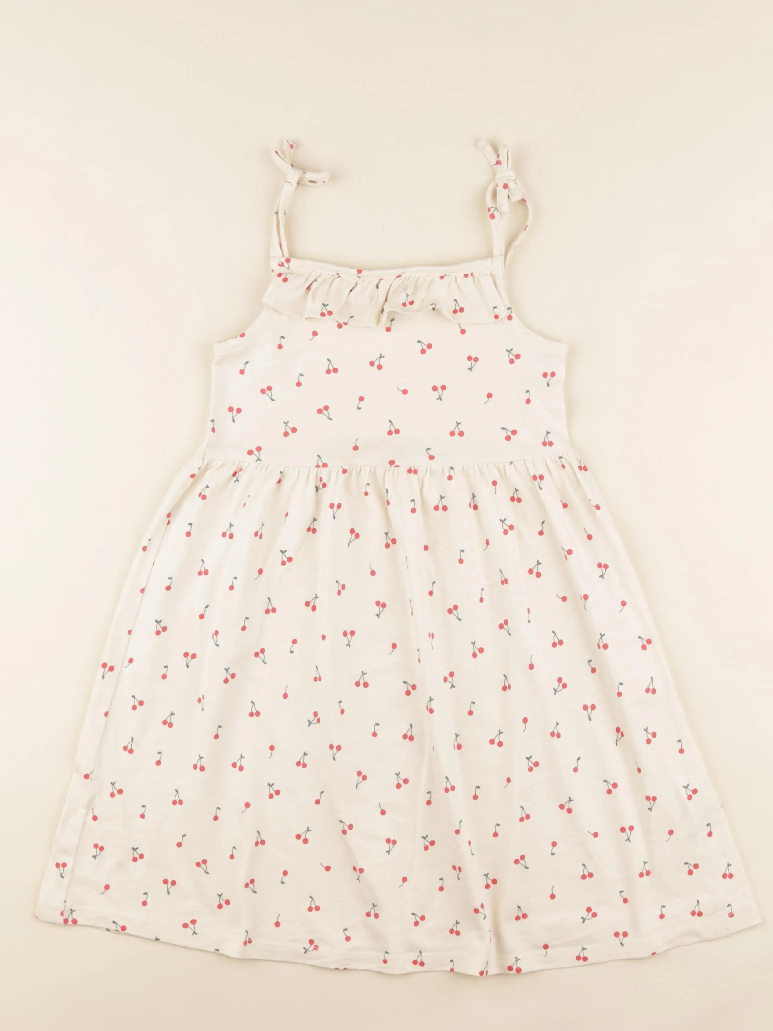 Vertbaudet - robe beige - 6 ans