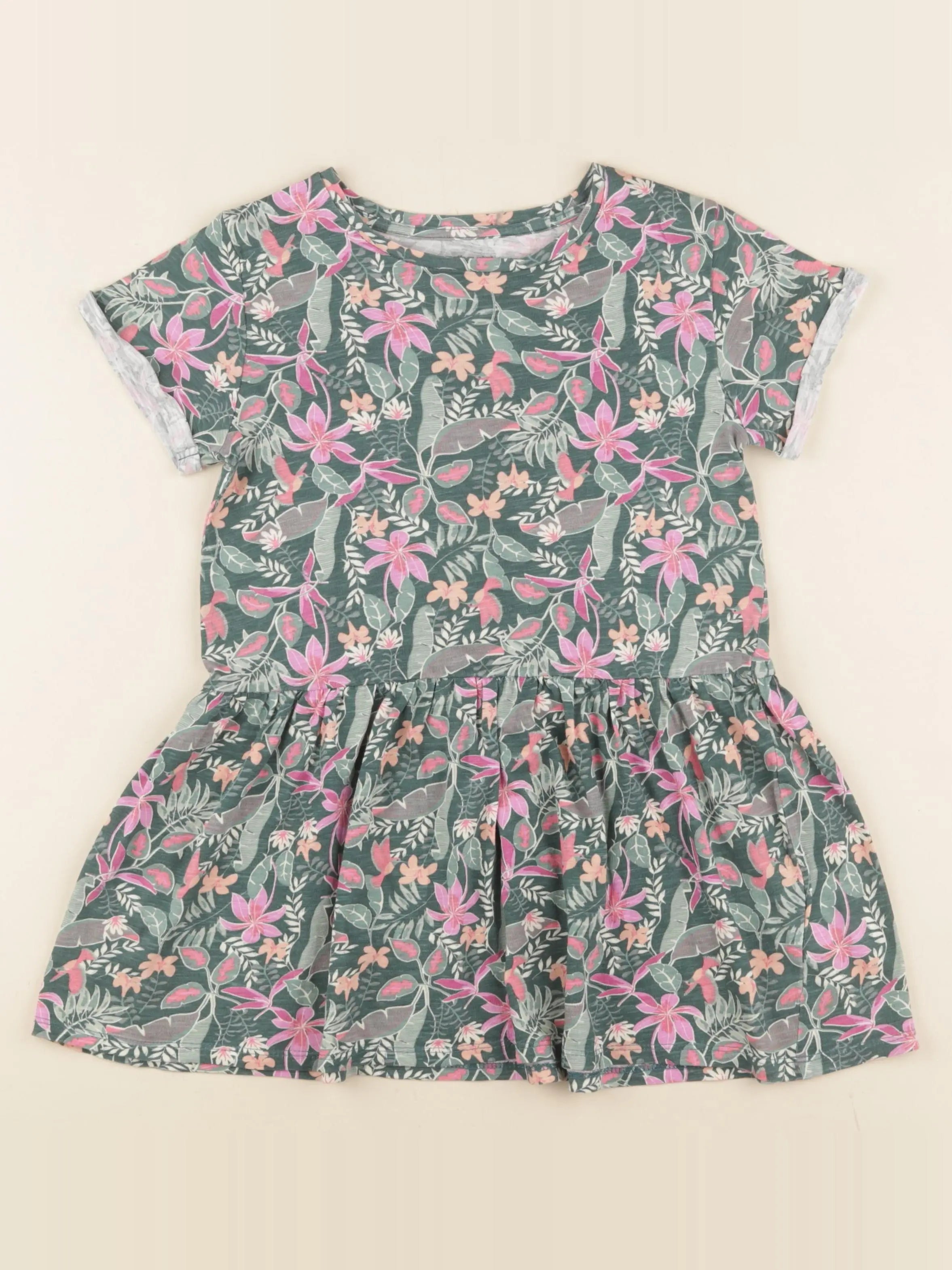 Vertbaudet - robe multicolore - 6 ans