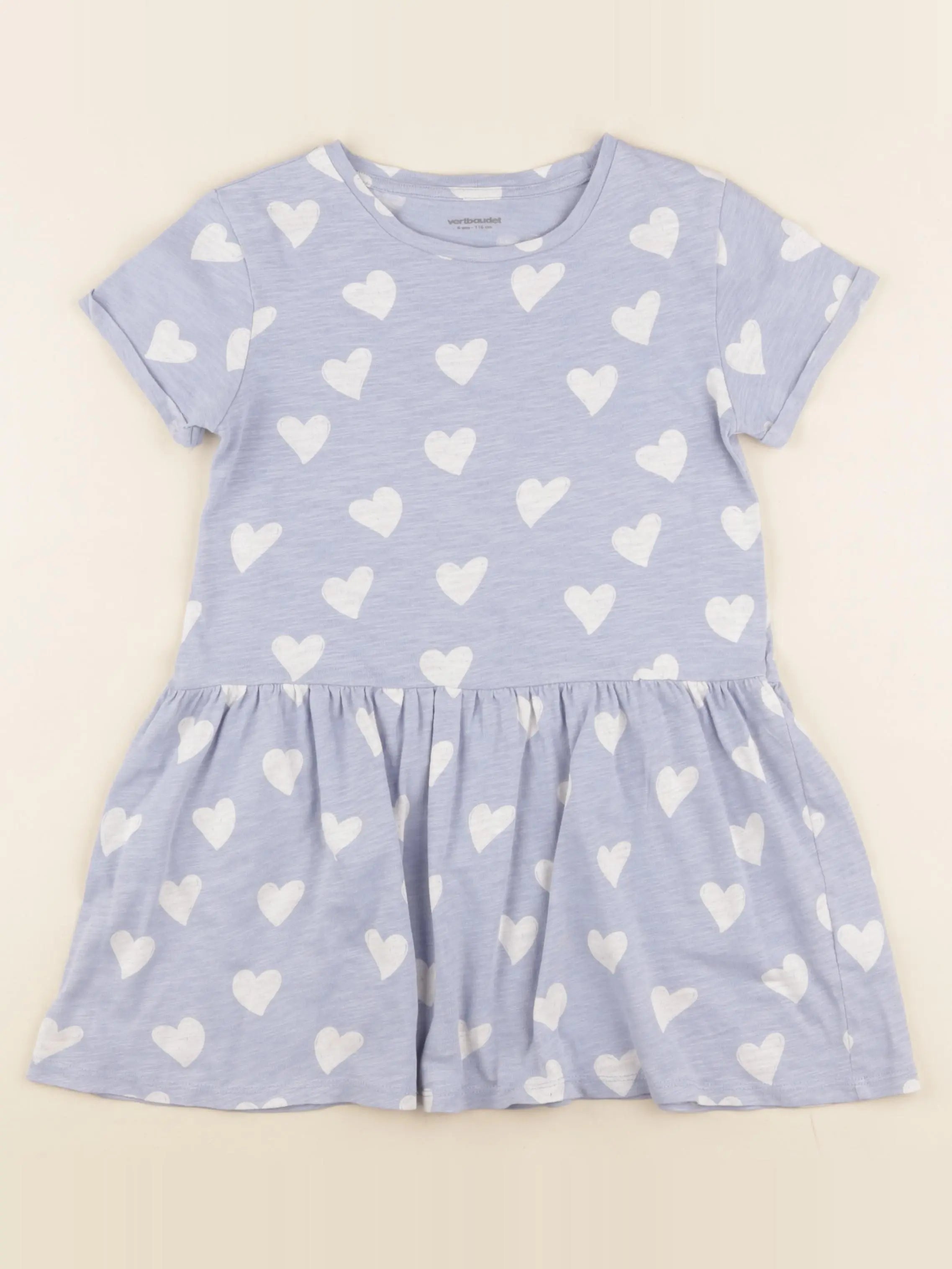 Vertbaudet - robe bleu - 6 ans