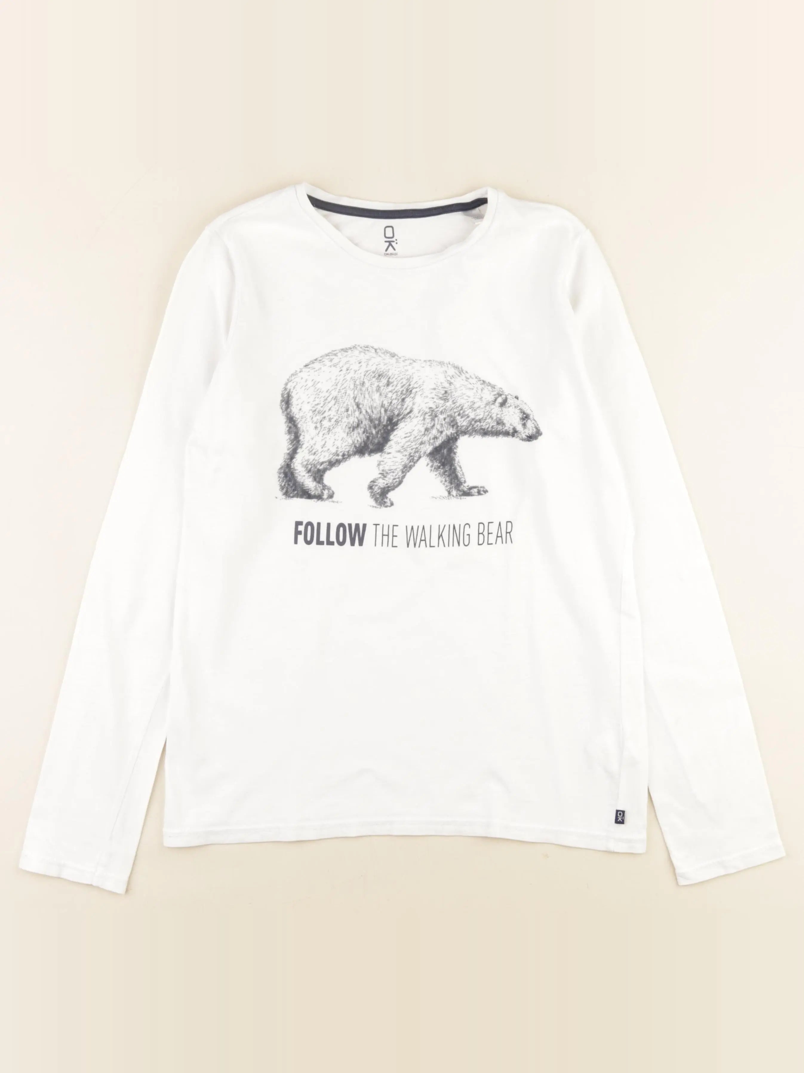 Okaidi - tee-shirt blanc - 12 ans
